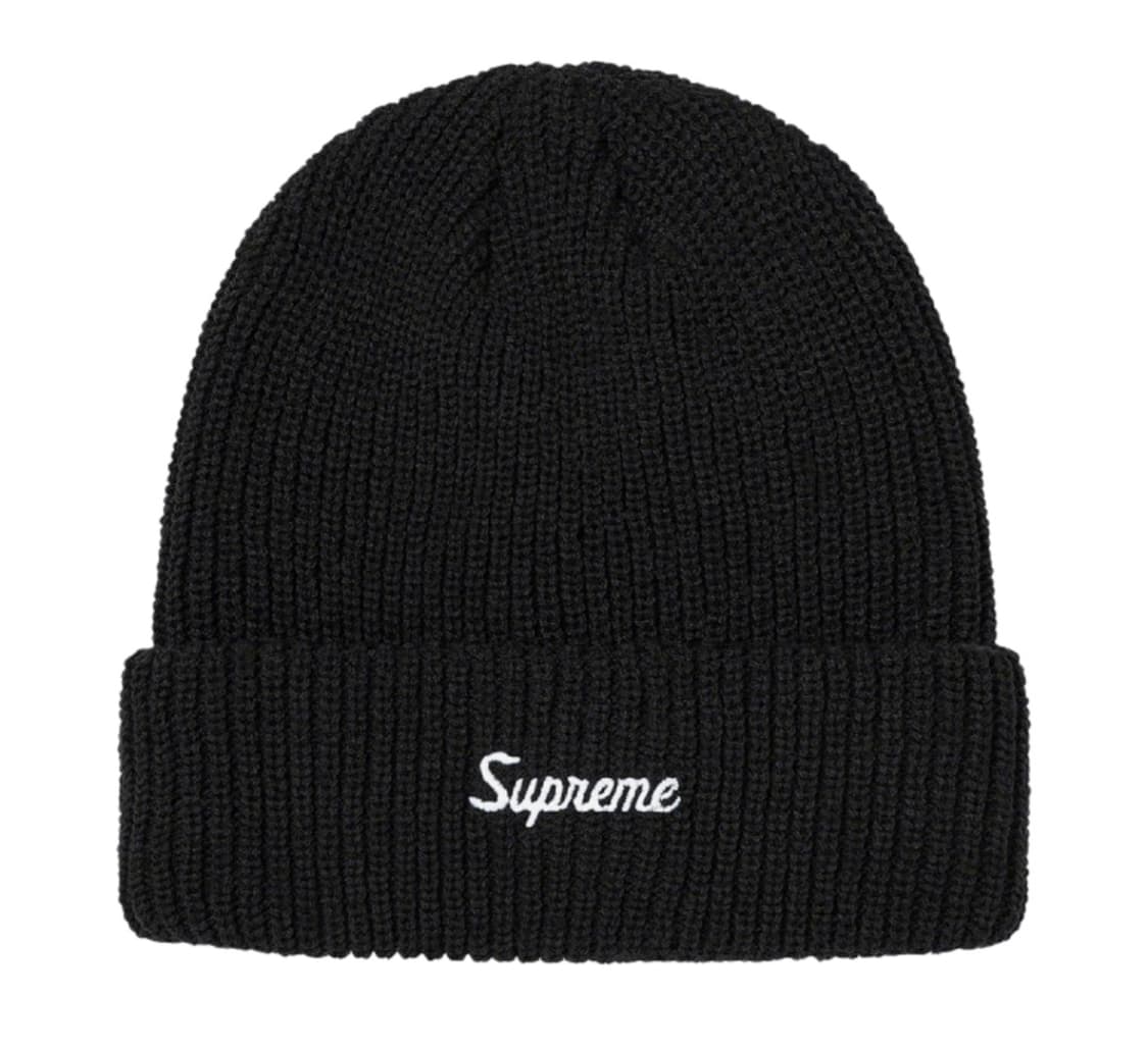 supreme 루즈 게이지 비니 블랙 상품이미지1