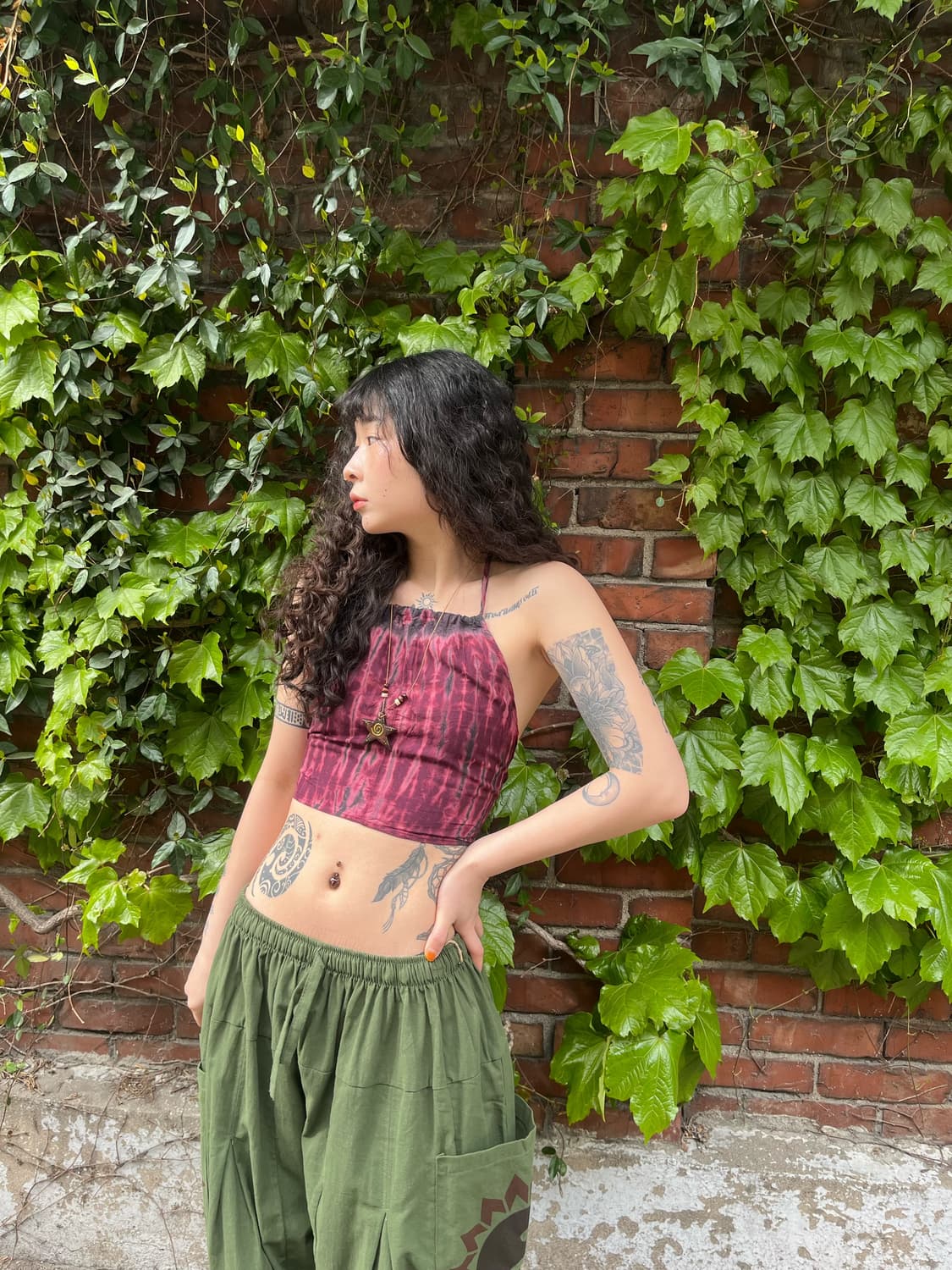 히피 타이다이 홀터넥 상품이미지1