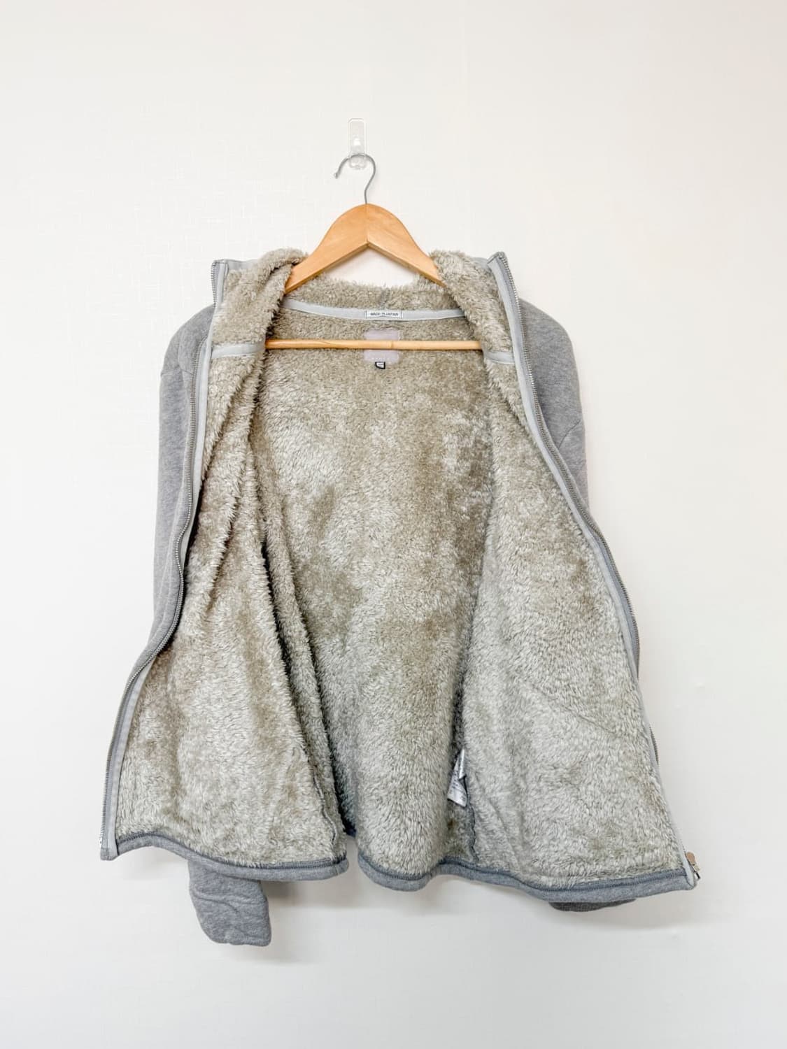 sousou 보아 니트 후드 집업 상품이미지3