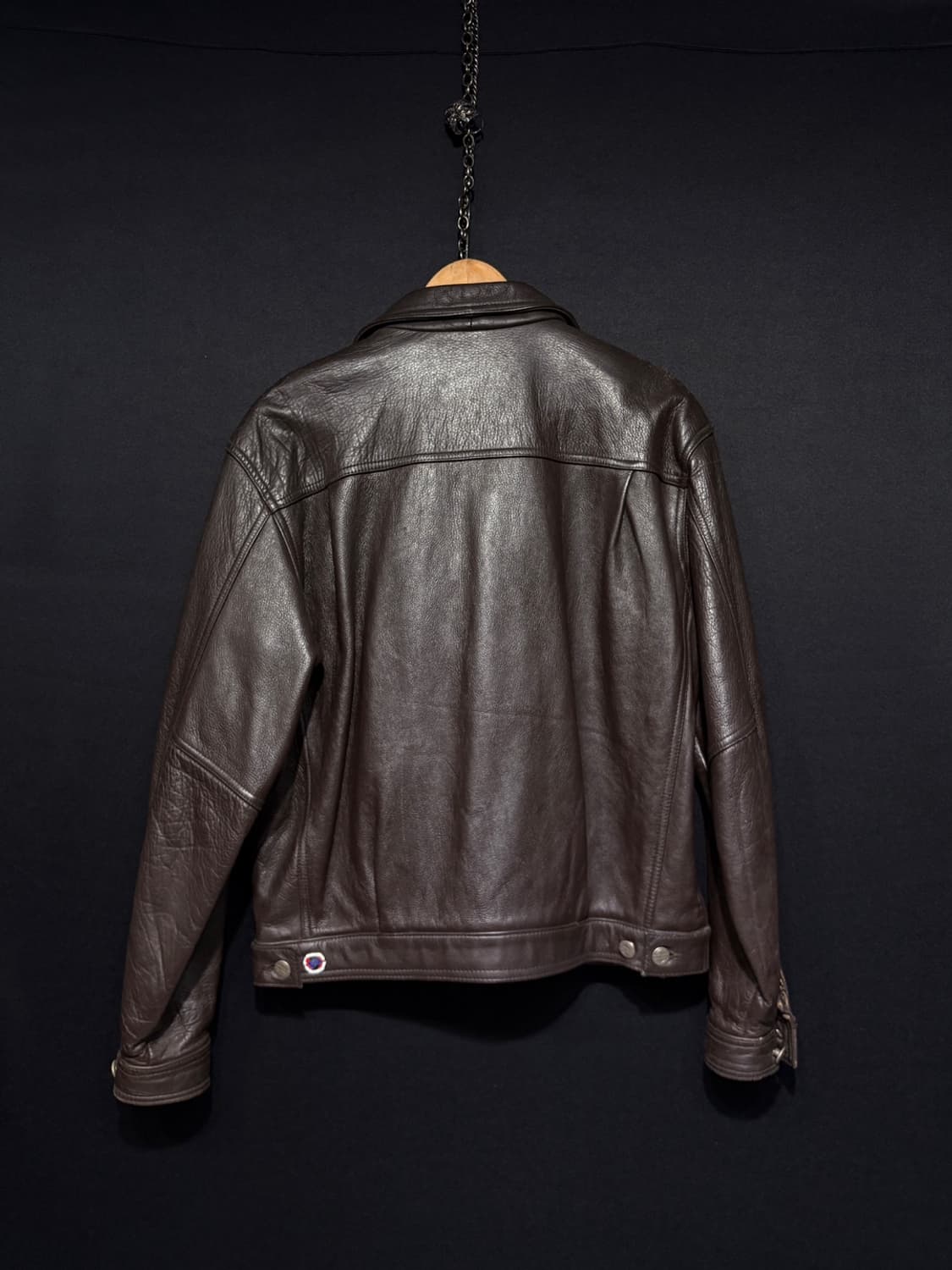 90's 할리데이비슨 2nd 트러커 가죽자켓  상품이미지4