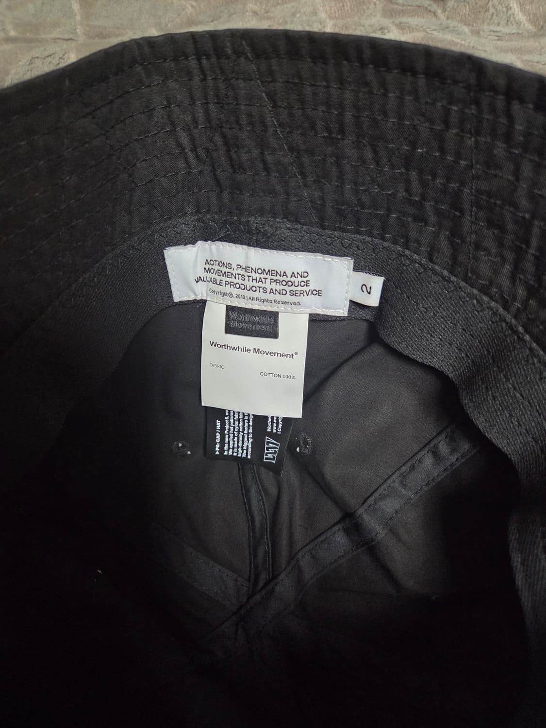 월스와일무브먼트 버킷햇 상품이미지2