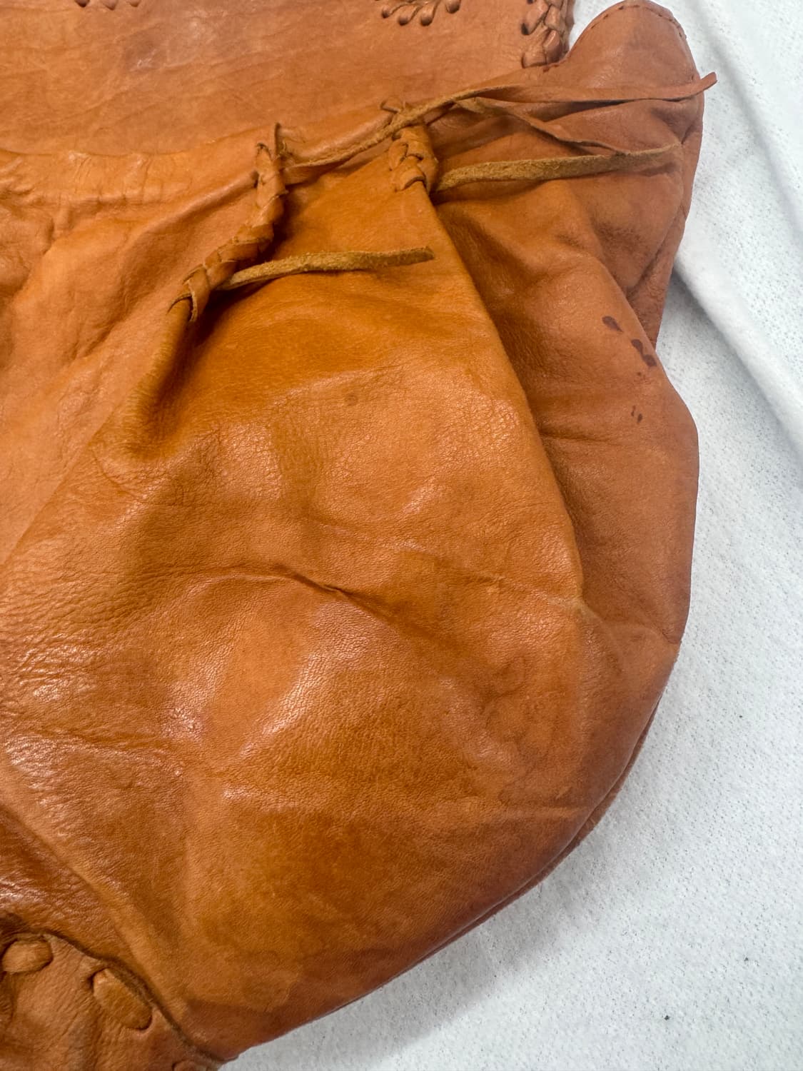 original leather 리얼 가죽 빈티지 짜임 숄더백 그런지 히피 상품이미지5