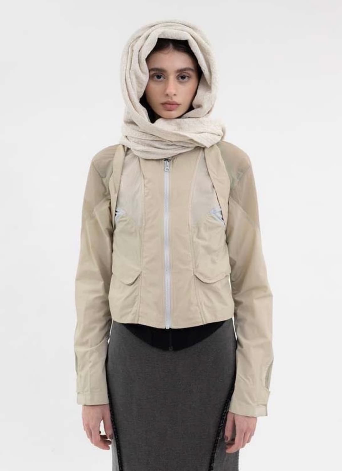 혜인서 muffler jacket 머플러 자켓 상품이미지3