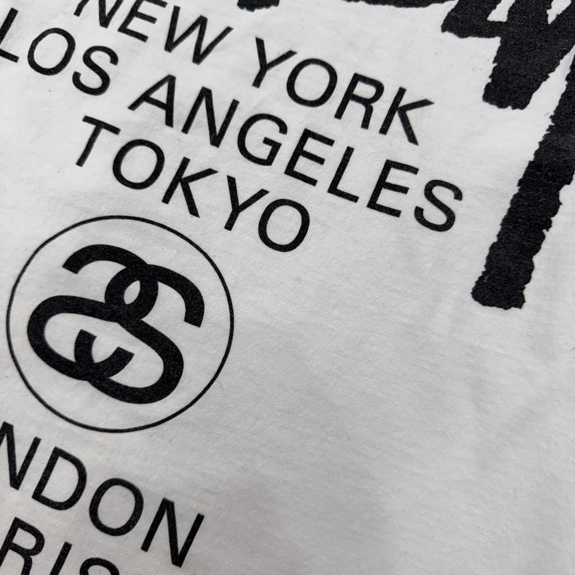 S Stussy 스투시 월드투어 긴팔 라운드 티셔츠  상품이미지4