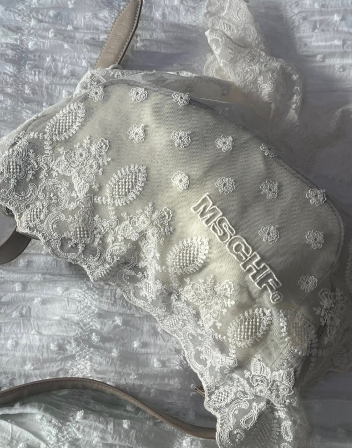 미스치프 레이스 스카프 상품이미지1