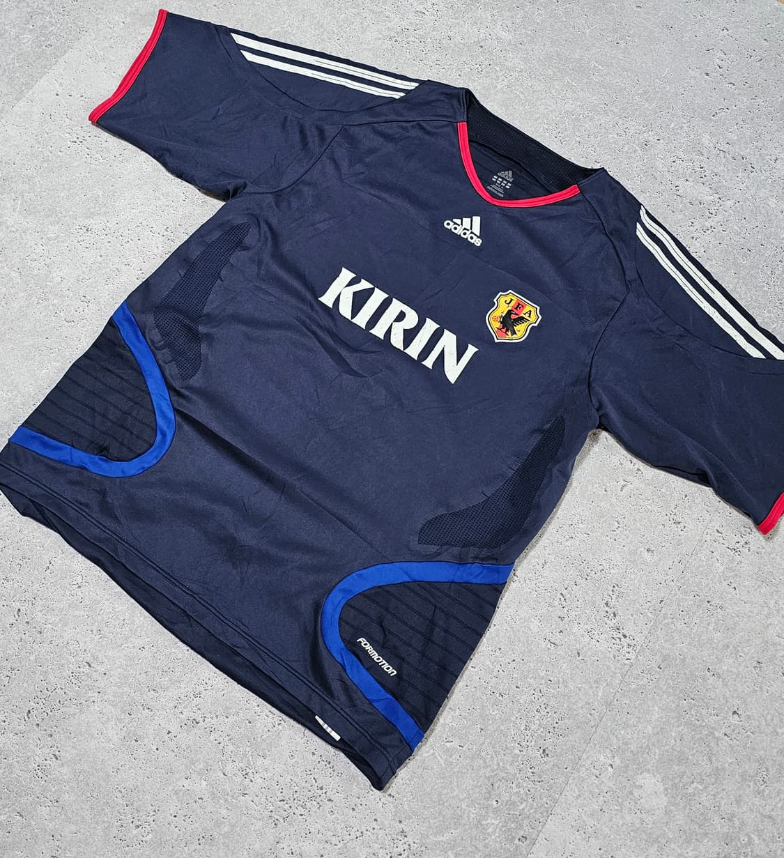 아디다스 일본 JFA 국대 풋볼 트레이닝 훈련복 반팔 06-07 상품이미지2