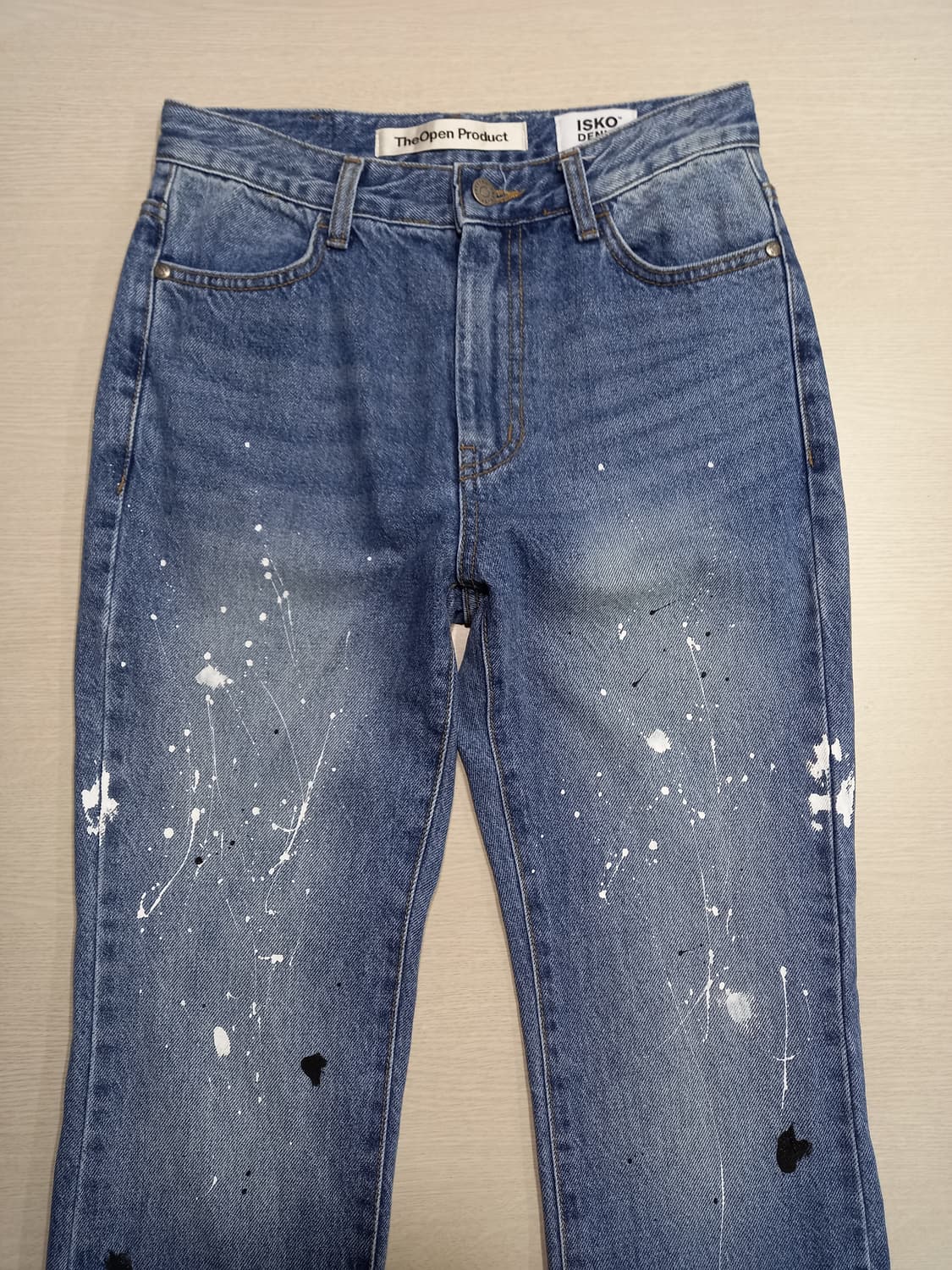 28 TheOpenProduct 하이웨이스트 페인티드진 28-882 상품이미지3