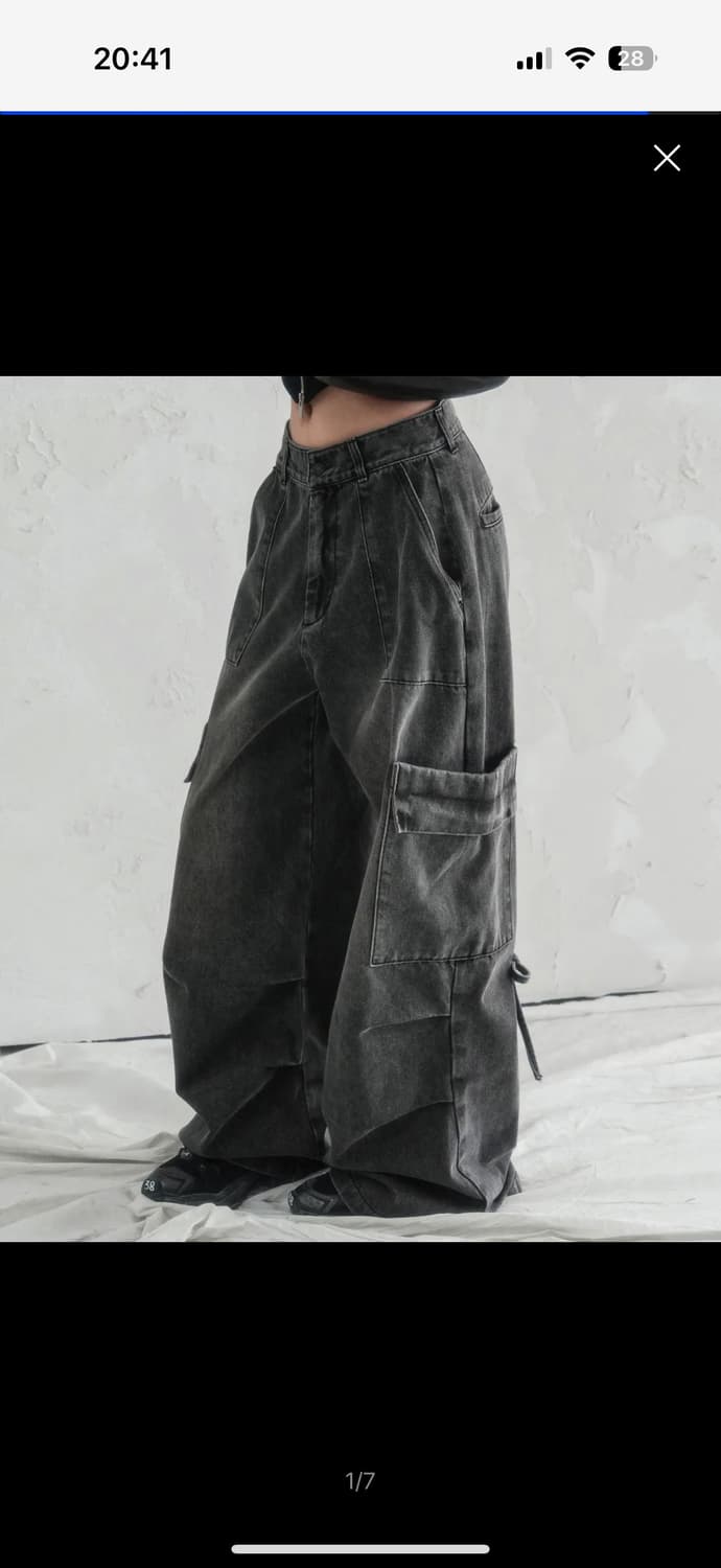 Accent Back String Pants BLACK 상품이미지1