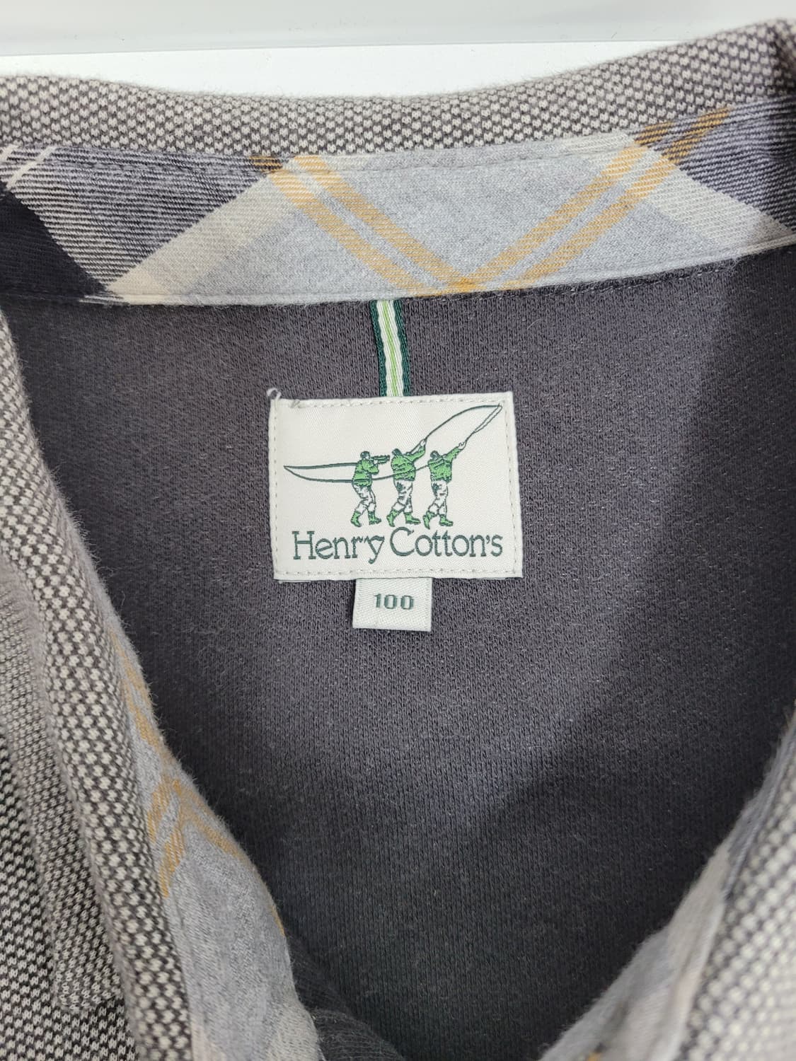 Henry Cottons 헨리코튼 긴팔 티셔츠 / 남 100 멜란지그레이 상품이미지7