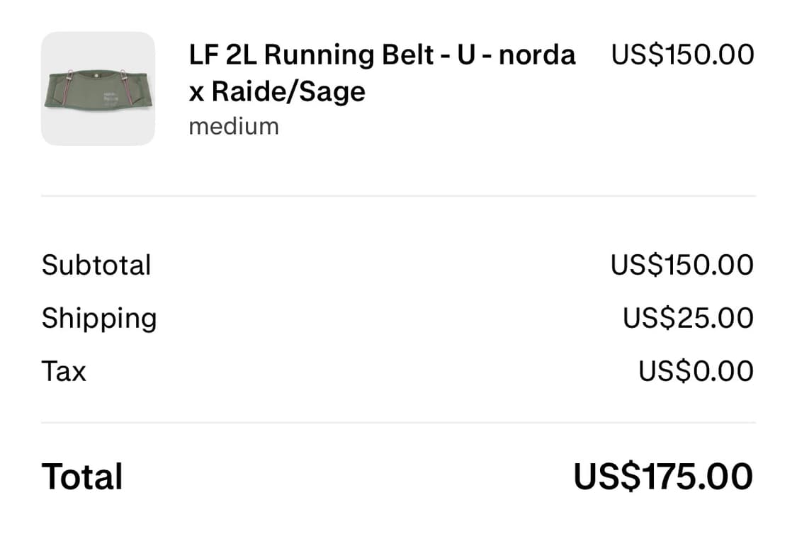 [M] 노다 라이드 norda raide 벨트 판매 상품이미지1