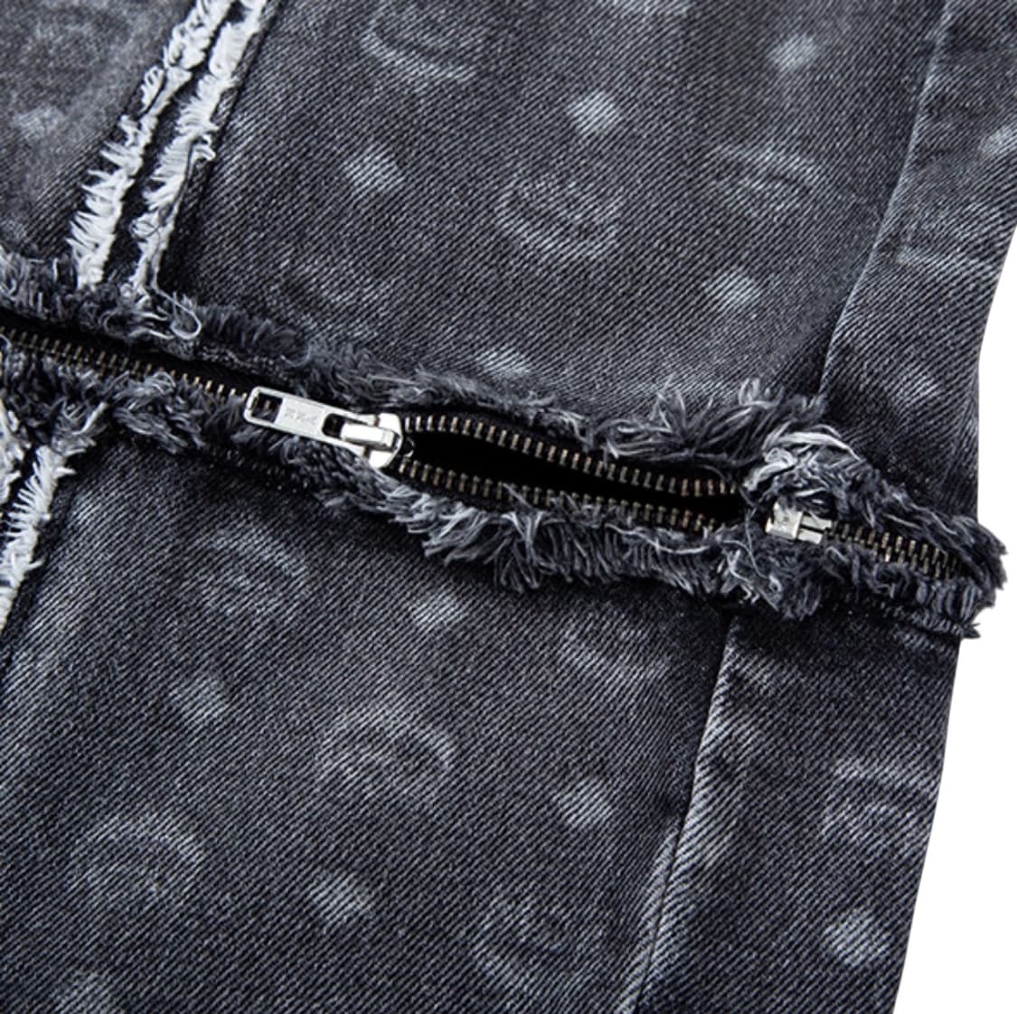 떠그클럽 X MCM Zip 데님팬츠 블랙 상품이미지5