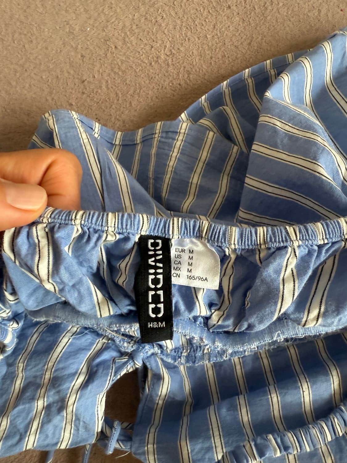 Zara 자라 스트라이프 탑 M 상품이미지4