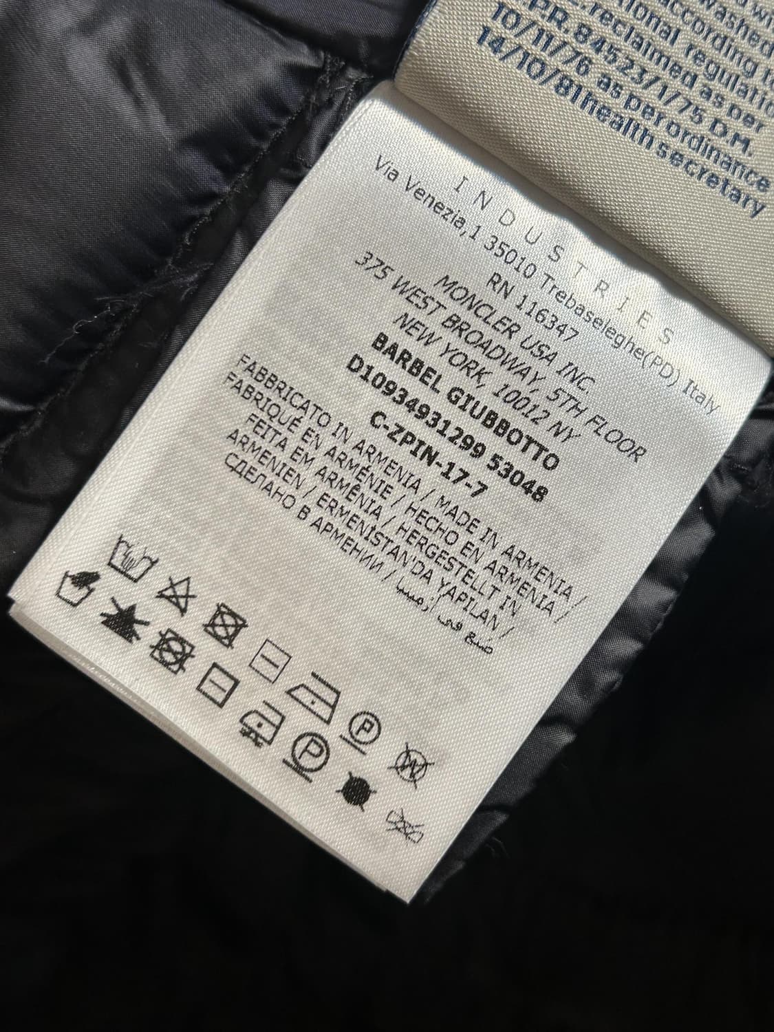 몽클레어 바벨 롱 다운 코트 상품이미지7