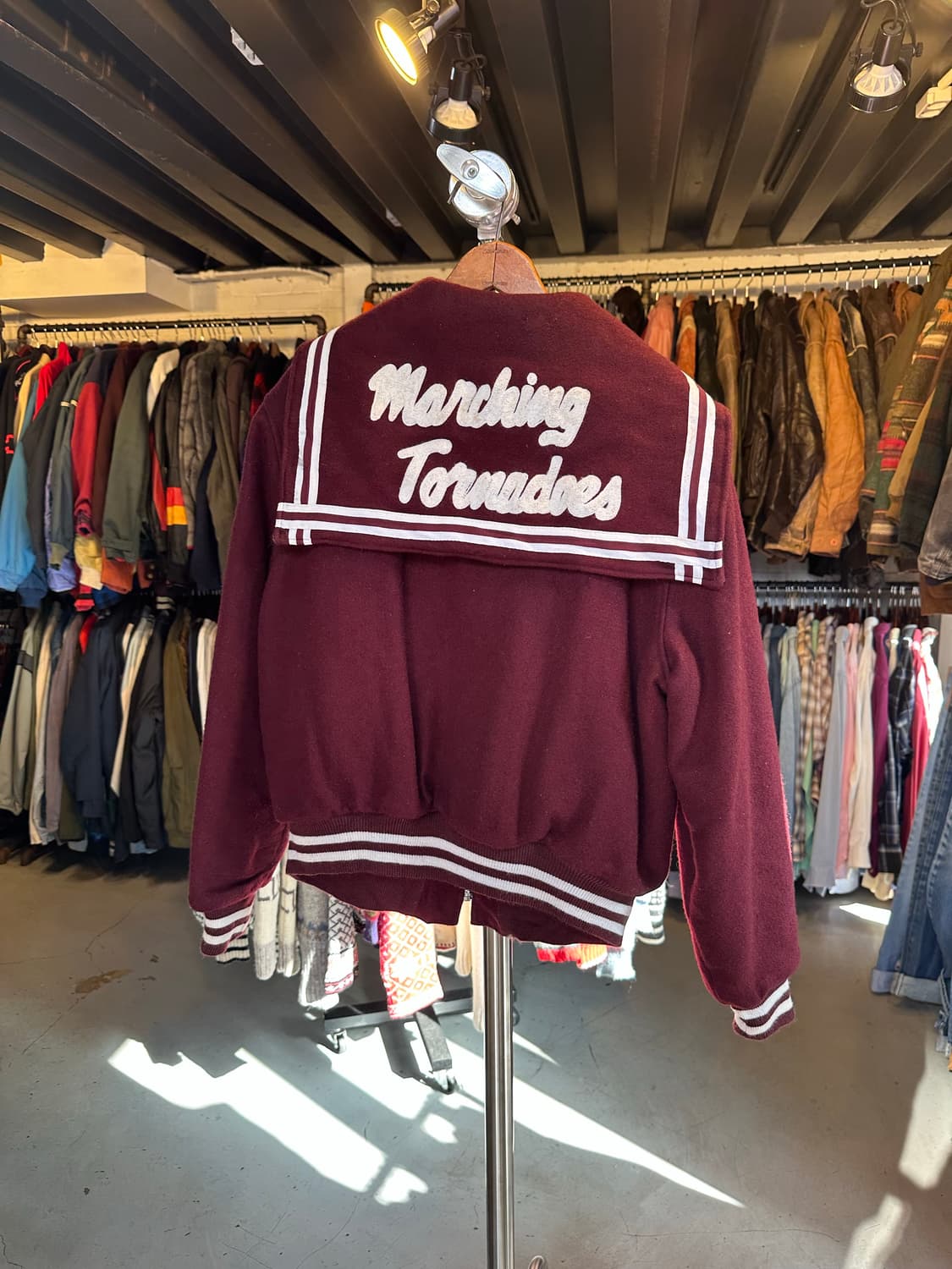 90s Butwin 바시티 레터맨 자켓 made in usa 상품이미지6