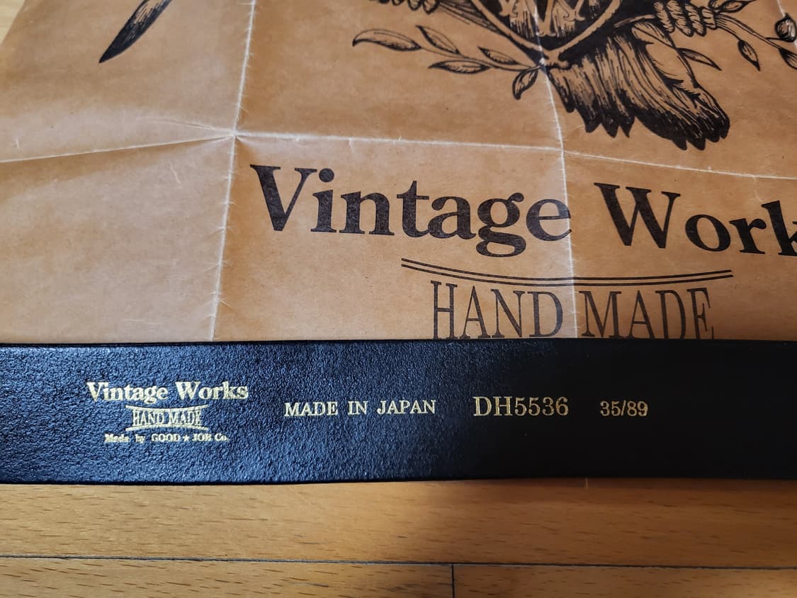 빈티지 웍스 5536 벨트 블랙 상품이미지4