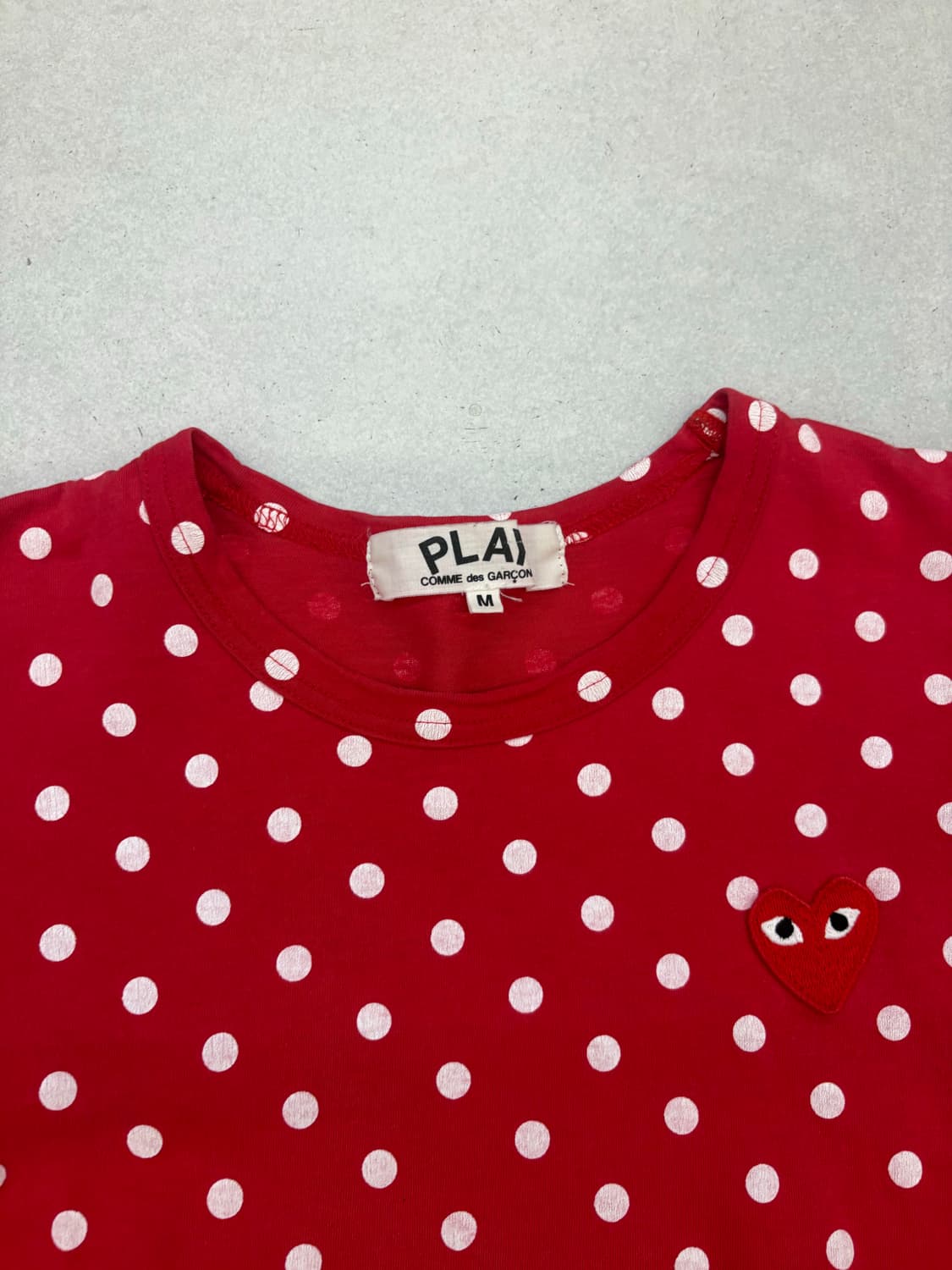 꼼데가르송 폴카 도트 롱슬리브 상품이미지5