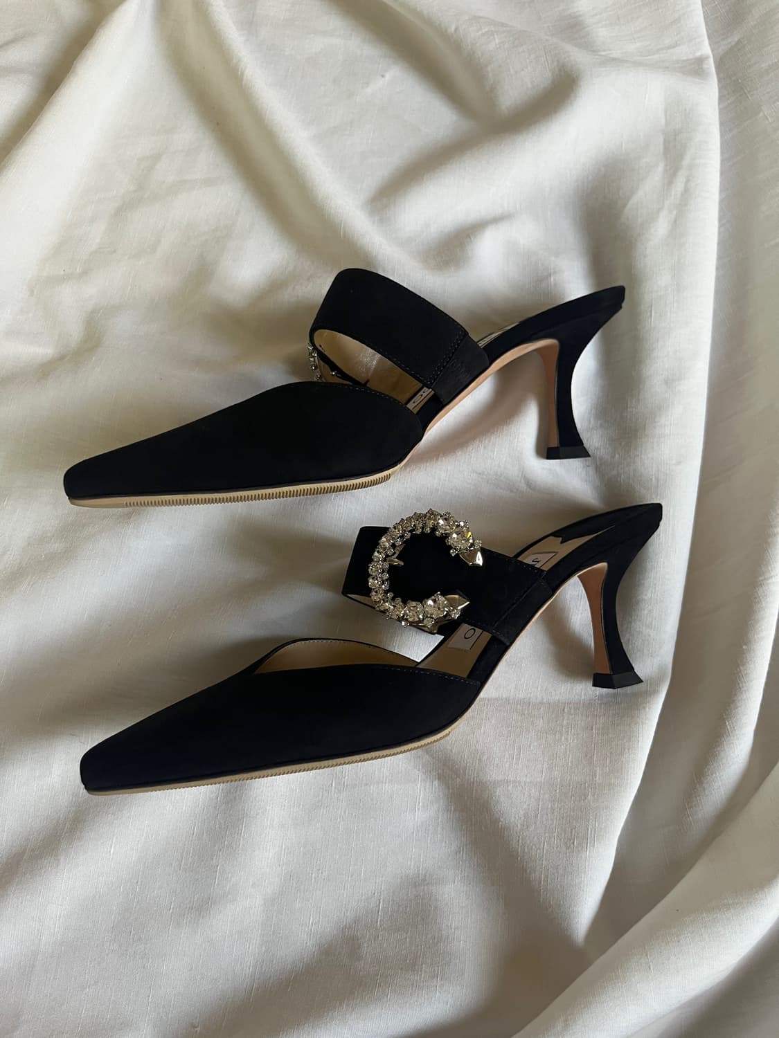 지미추 Marta 70 스웨이드 펌프스 상품이미지6