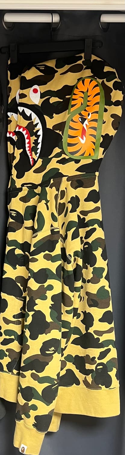 베이프 후드집업 더블 황계 xl 상품이미지2