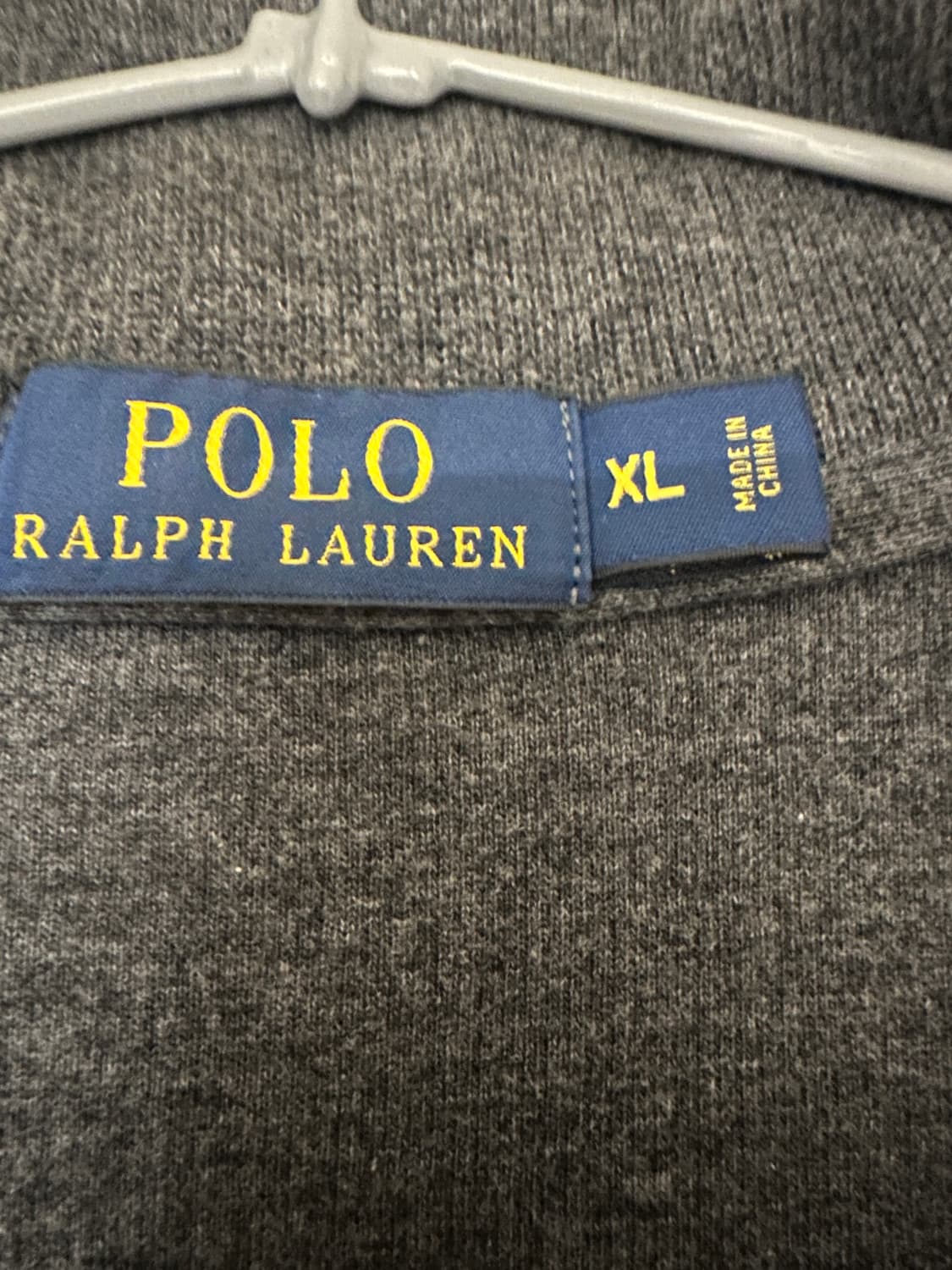 폴로 랄프로렌 하프집업 XL 회색 상품이미지3