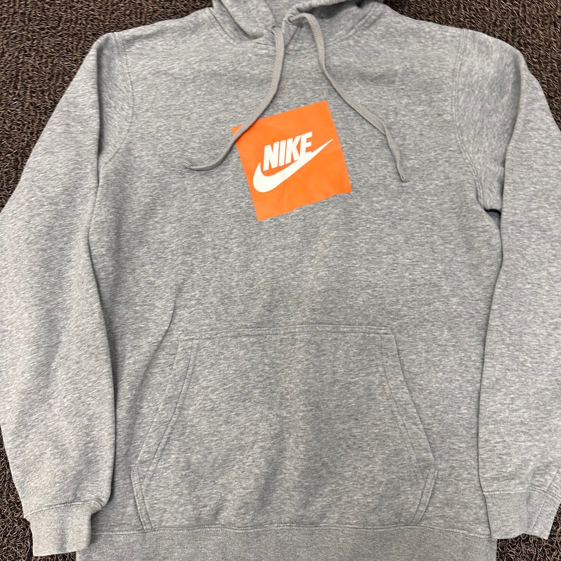 NIKE 나이키 기모 후드티셔츠 그레이 95(M) 상품이미지3