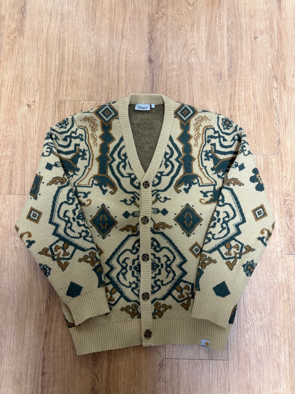 (L) 칼하트 wip VERSE CARDIGAN 가디건 더스티 브라운 상품이미지3