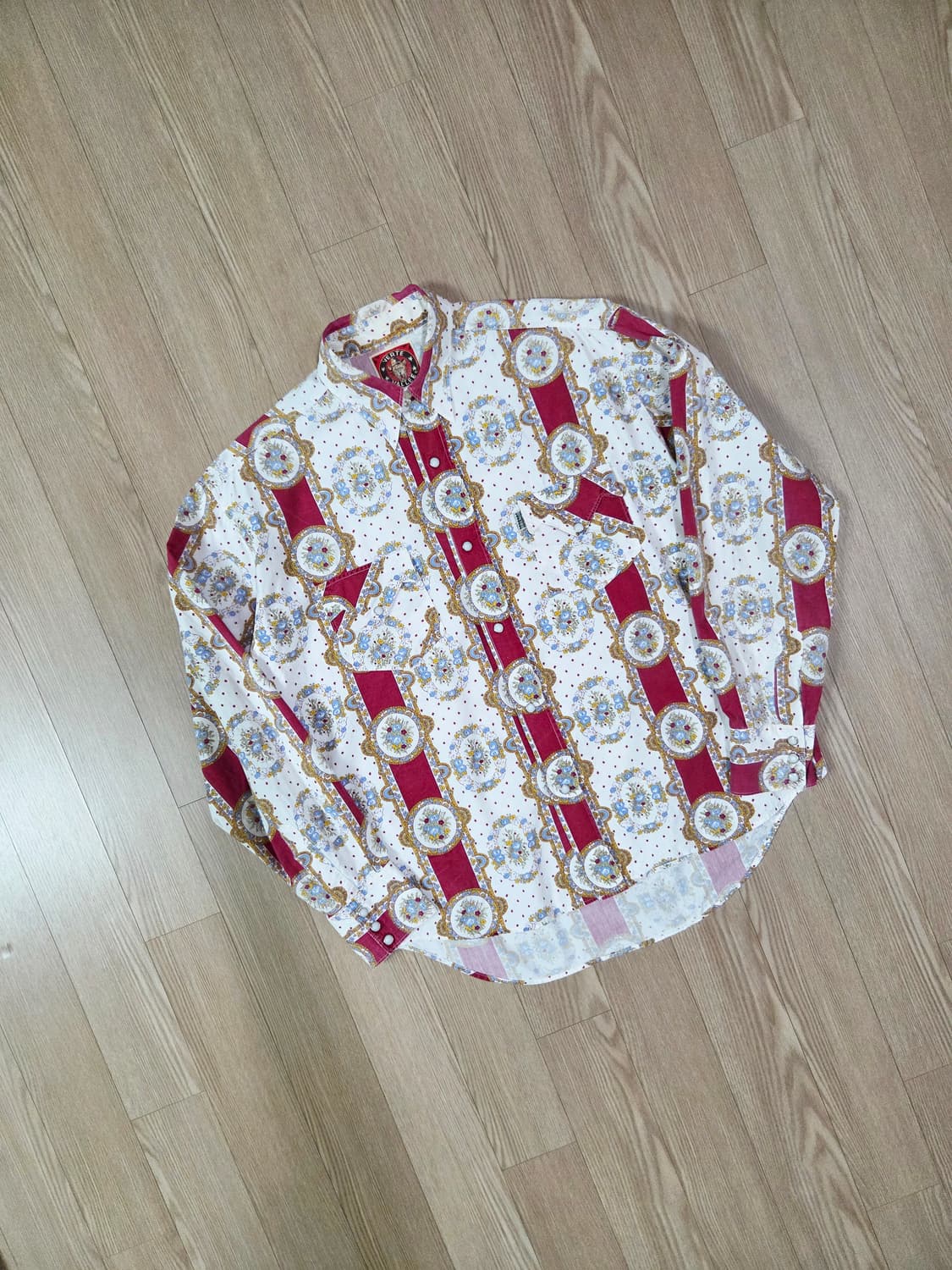 VERTE VALLEE 플로럴 웨스턴 셔츠 상품이미지3