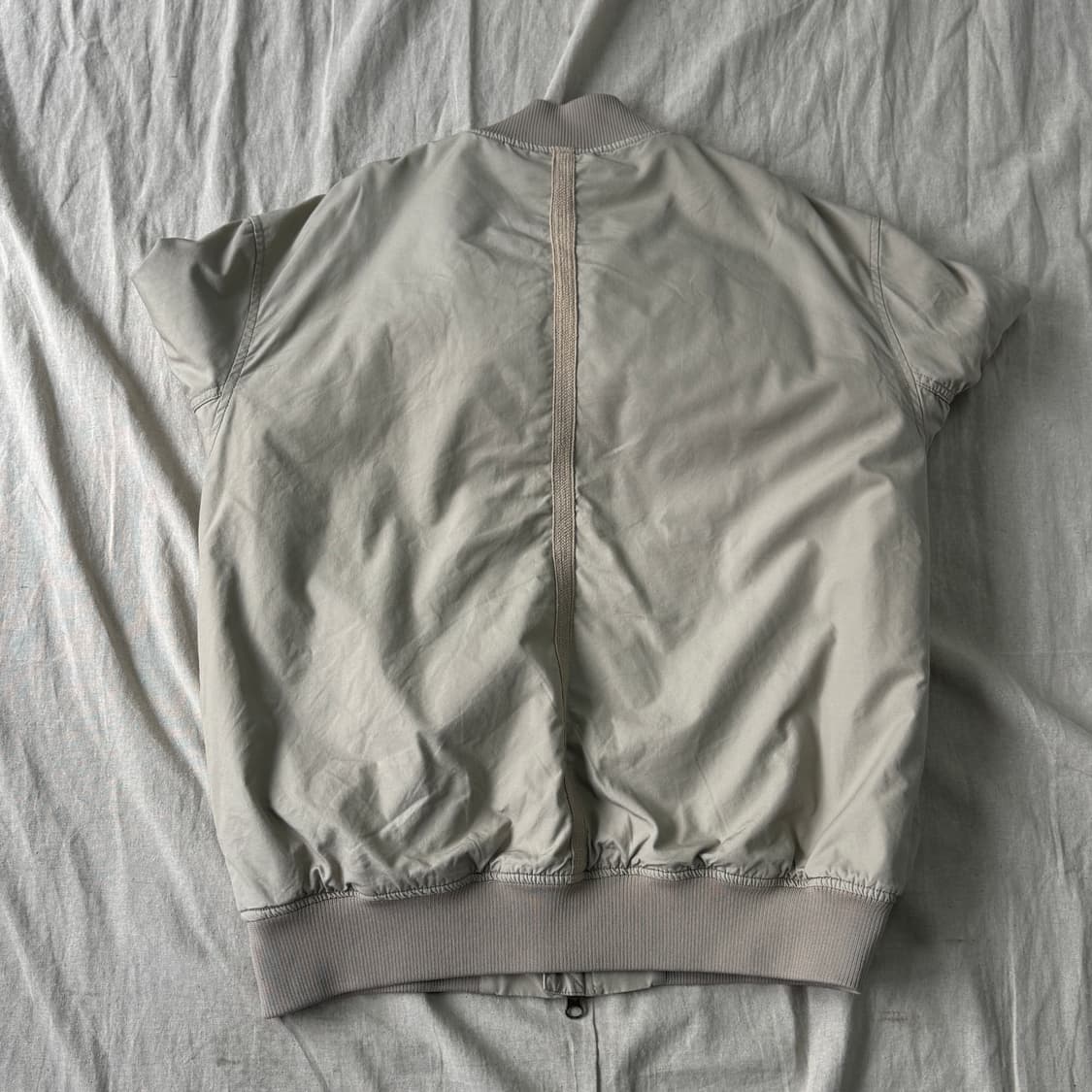 H&M 빈티지 셔링 패치 봄버 XL(105) 상품이미지4