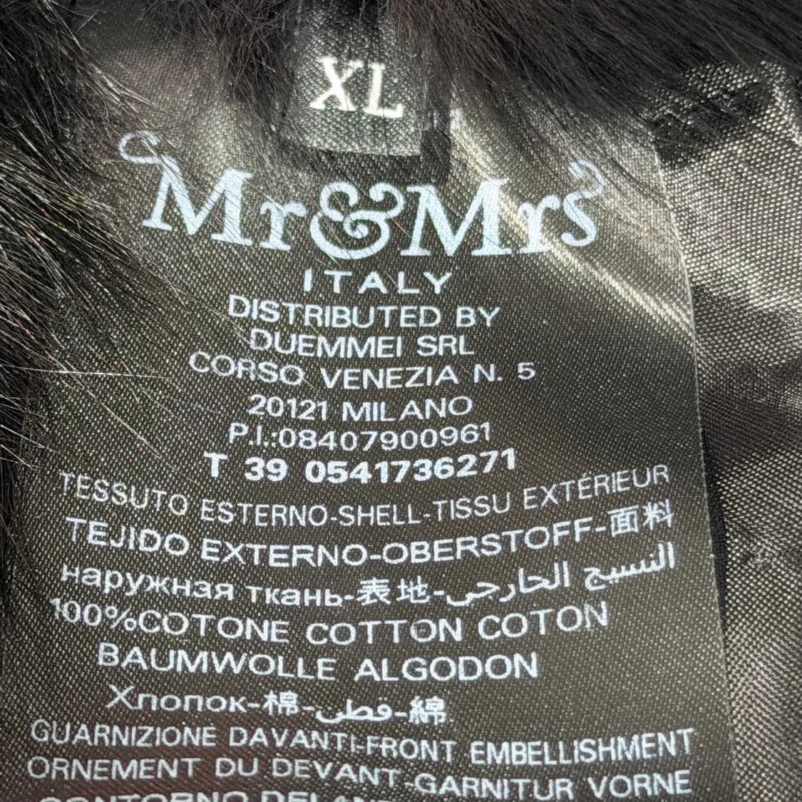 (S+/XL) / 미스터앤미세스퍼 블랙 블랙퍼 퀄팅 야상 패딩 자켓 상품이미지7