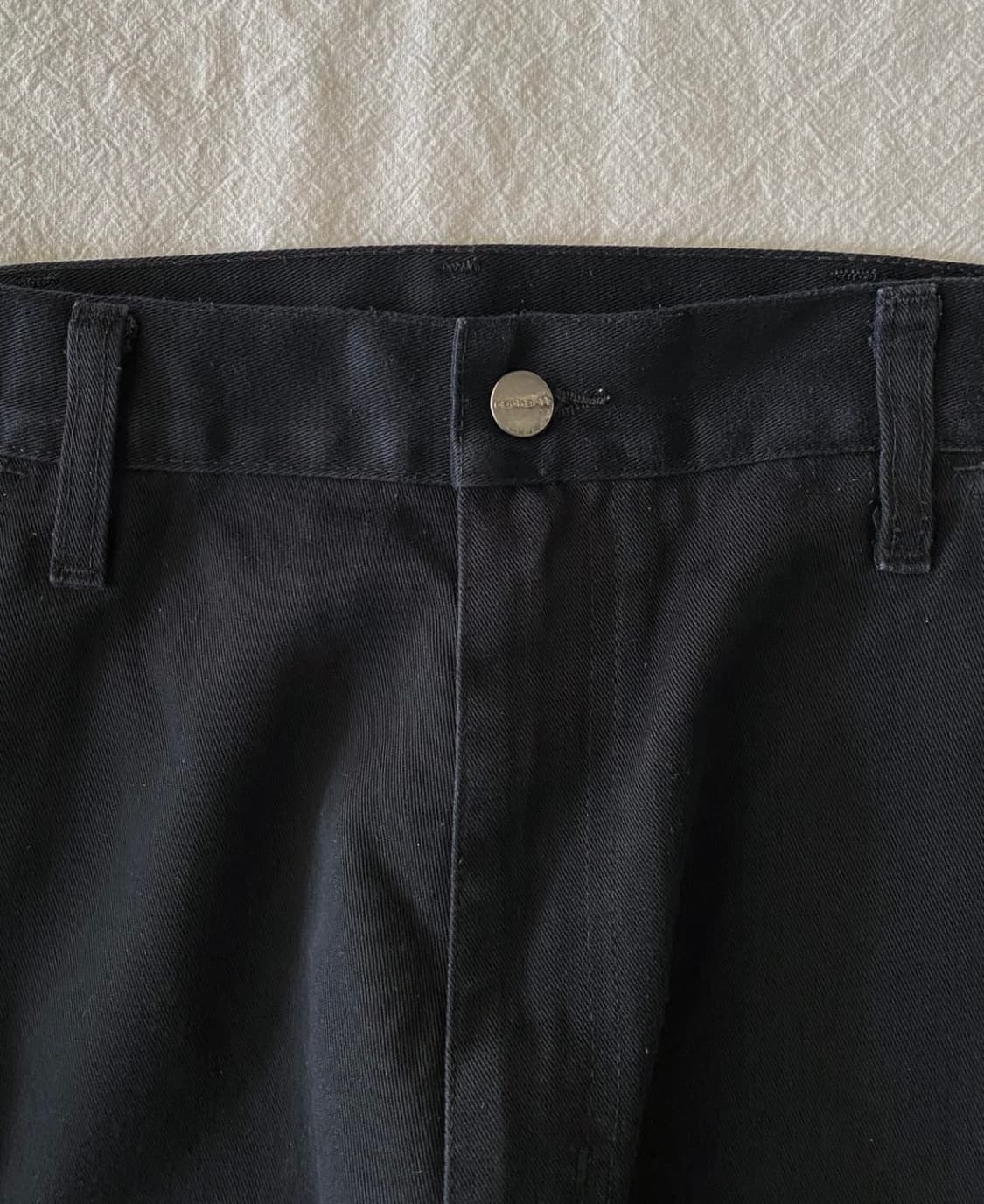 칼하트 심플팬츠 블랙 상품이미지3