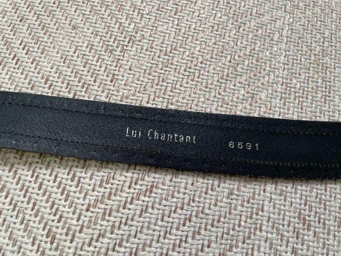 빈티지 lui chantant 스터드 웨스턴 콘초 레더 벨트 상품이미지4