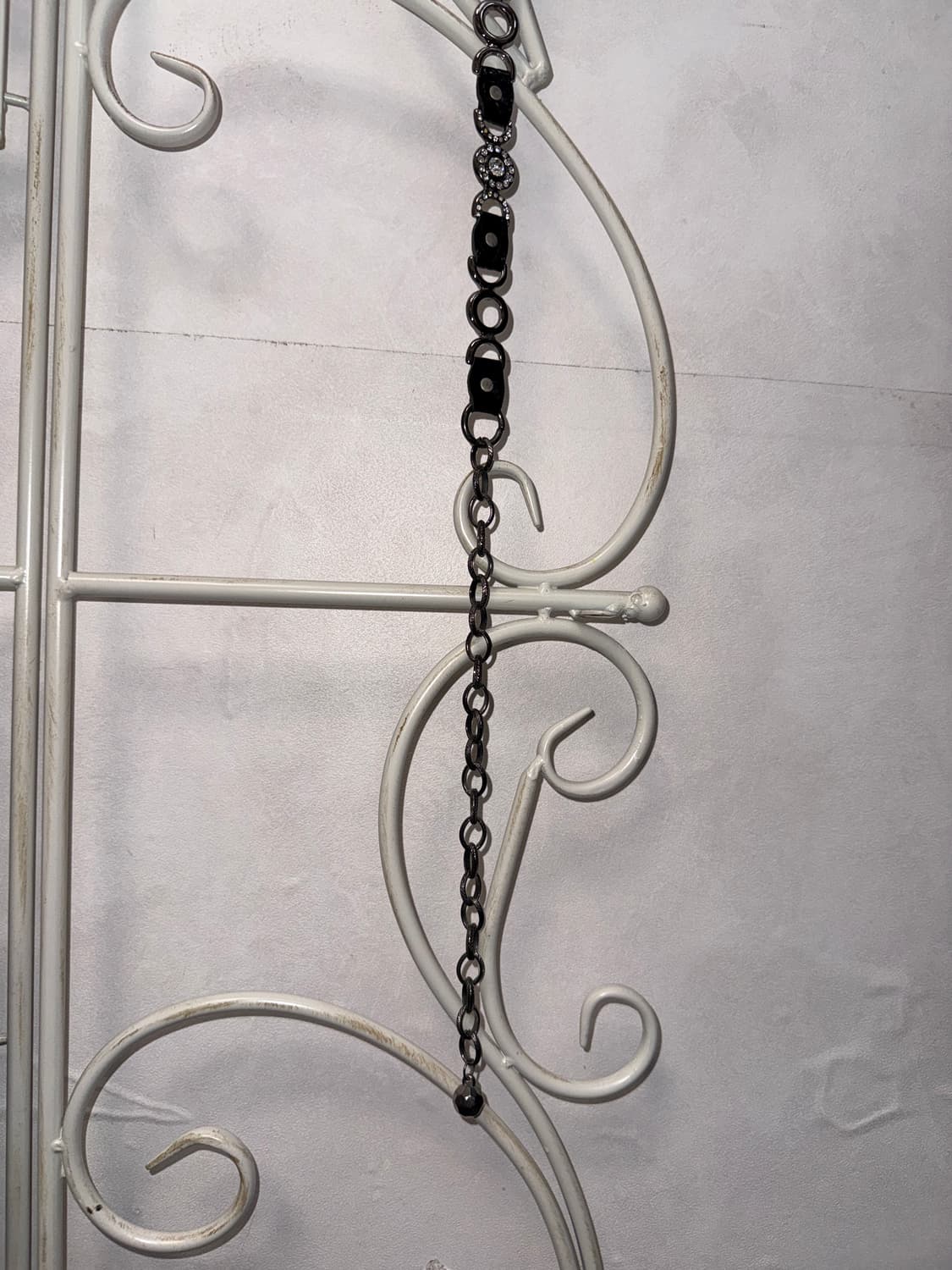 Black mini cubic chain belt 상품이미지6