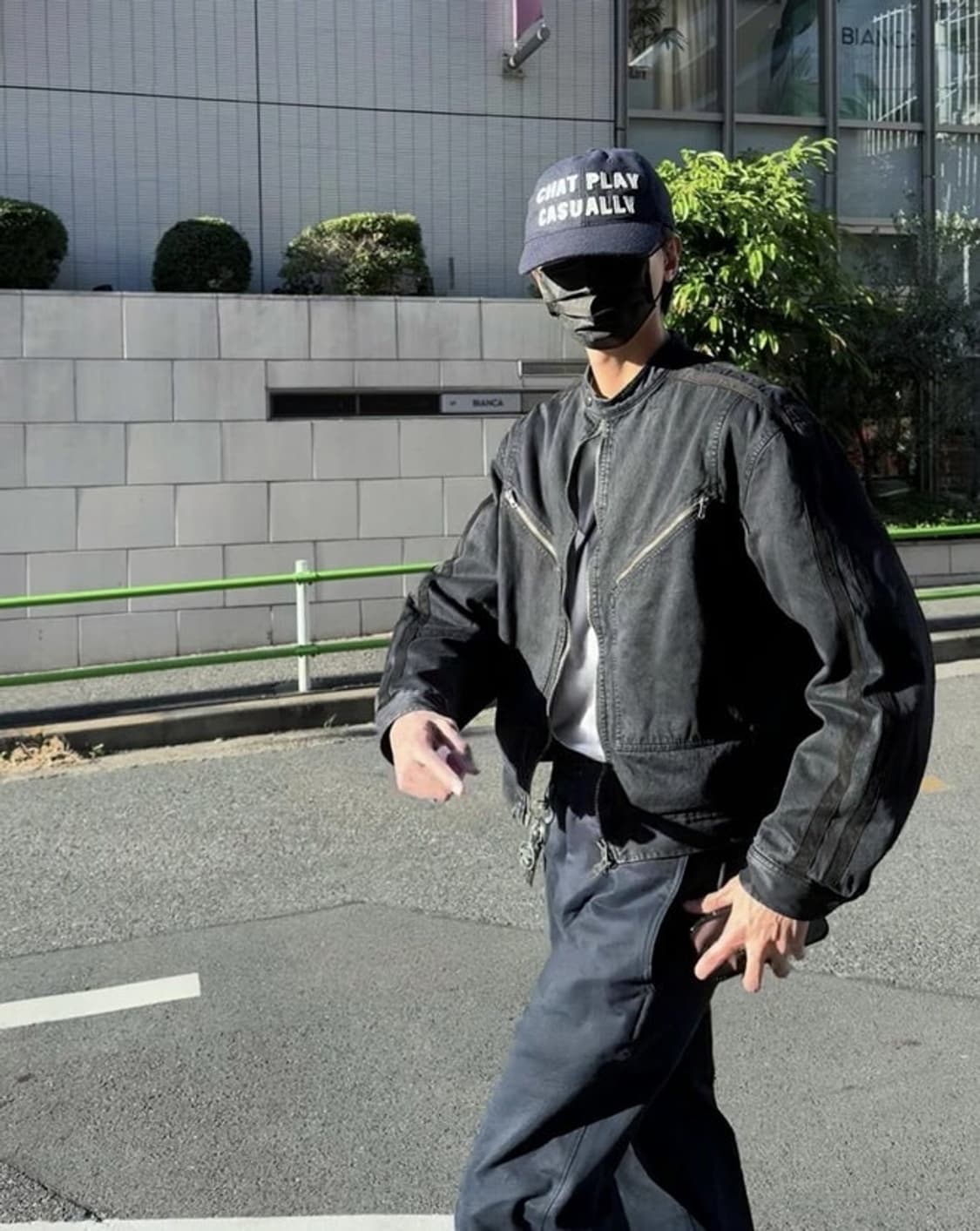 토니웩 가먼트 다잉 레이서 자켓L 주우재 착용 상품이미지6