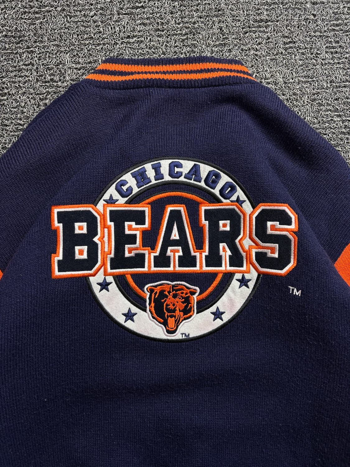 NFL USA 오리지날 시카고 베어스 모직 바시티 자켓 2052 상품이미지1