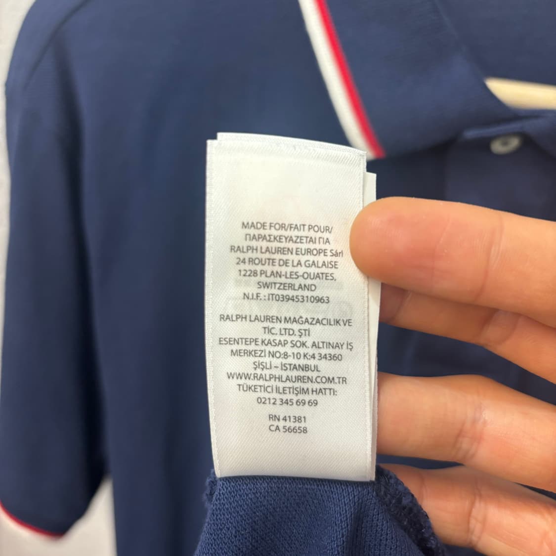 폴로 랄프 로렌 네이비 레드 포니 PK XL 상품이미지10