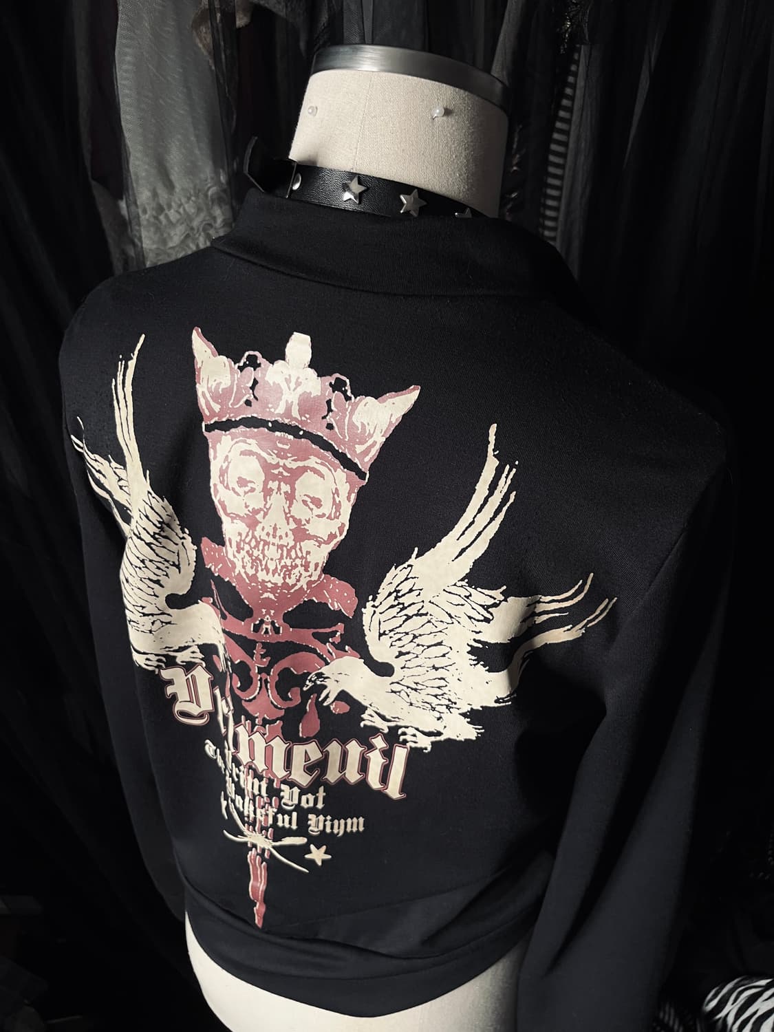 펑크 코르셋 집업 punk corset zip-up 상품이미지3