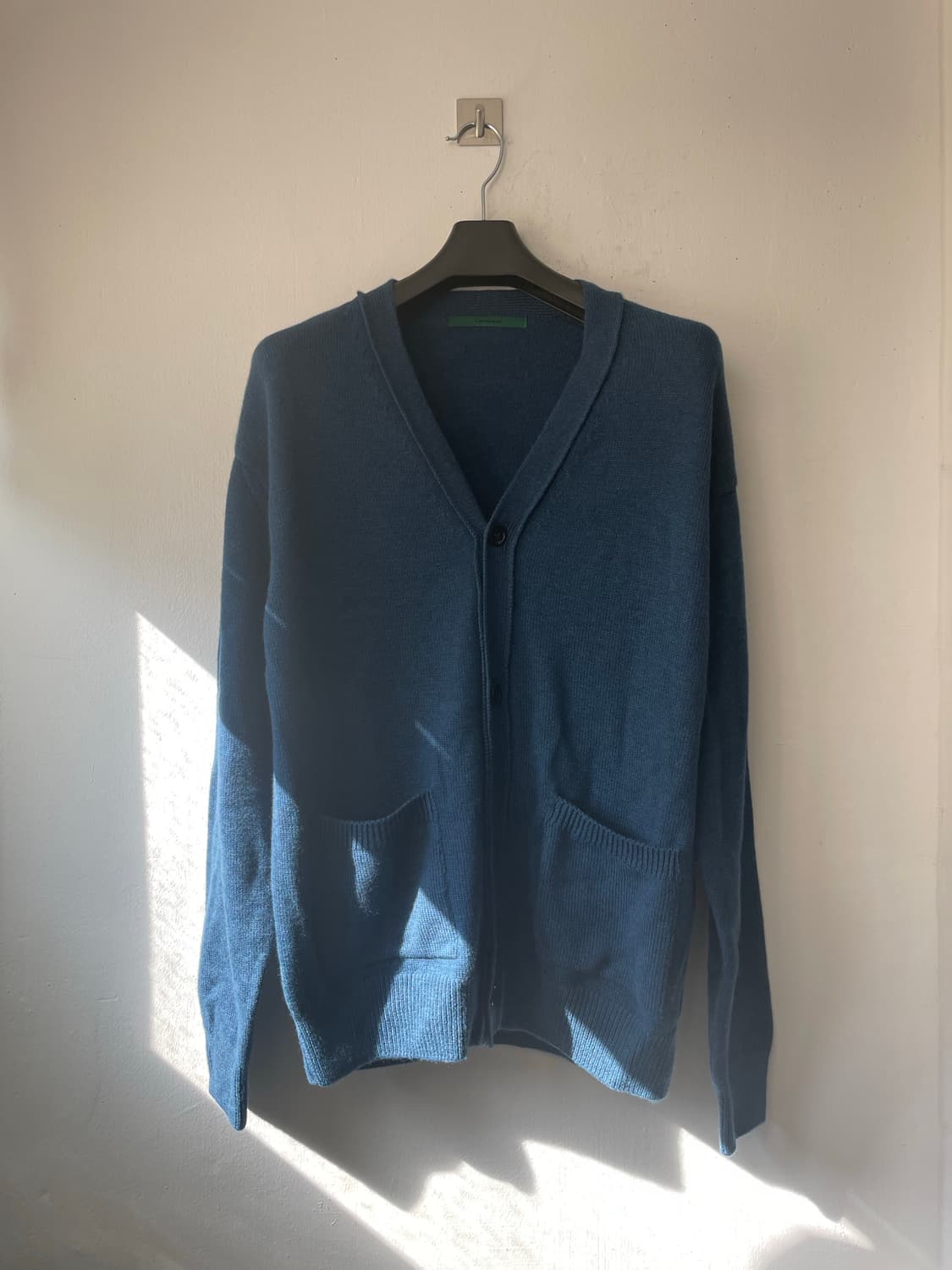 LEIMAN 프리미엄 메리노울100 가디건 딥블루 새상품 상품이미지1