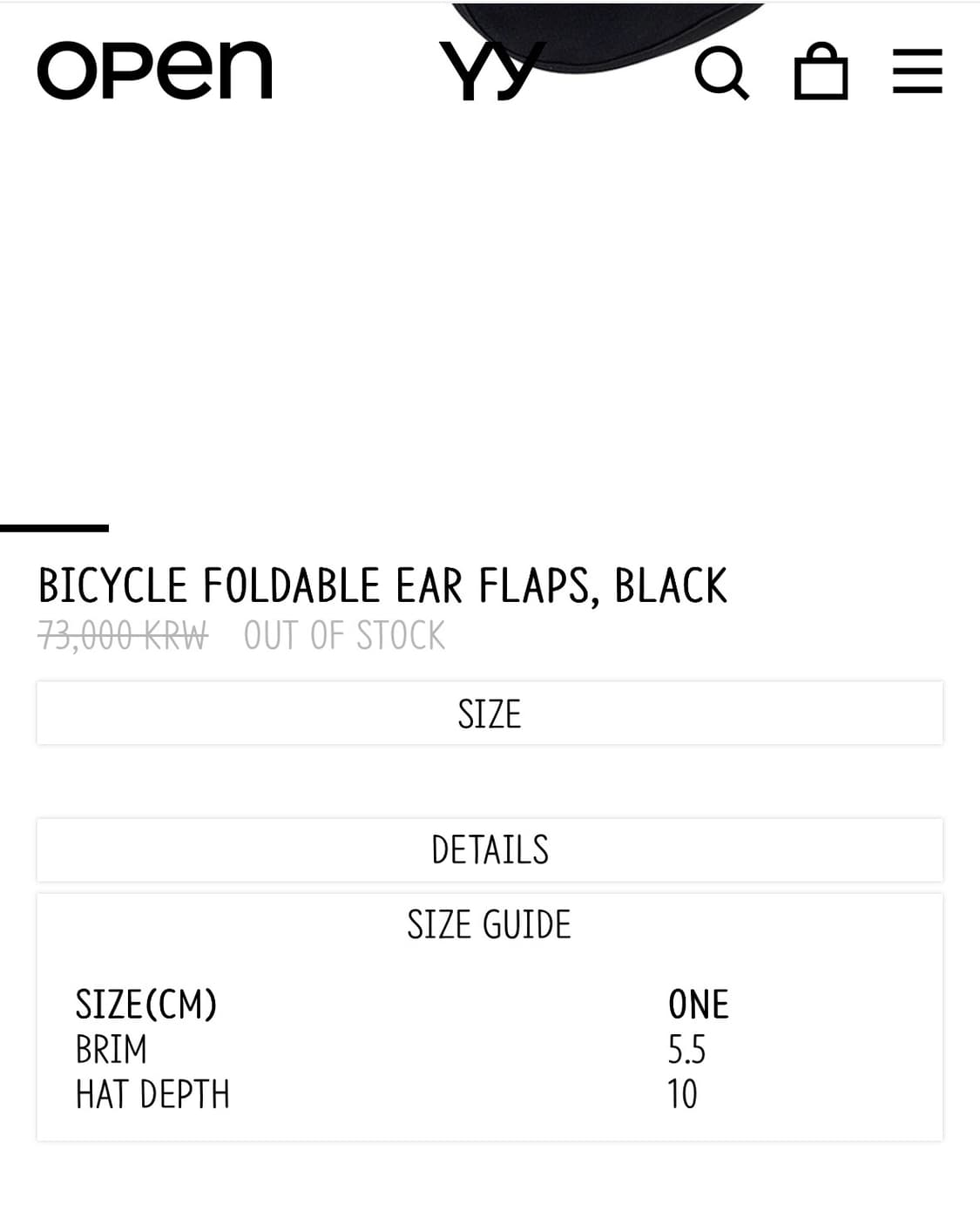 Open Yy 모자  상품이미지6