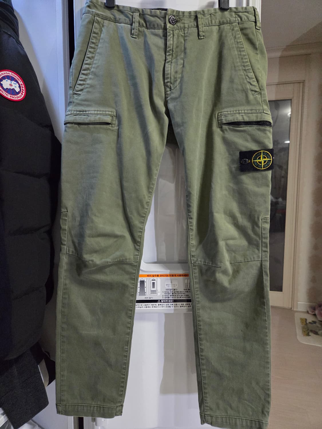 [풀셋] 스톤아일랜드 가먼트다잉 셔츠 자켓 + 카고 팬츠 상품이미지3