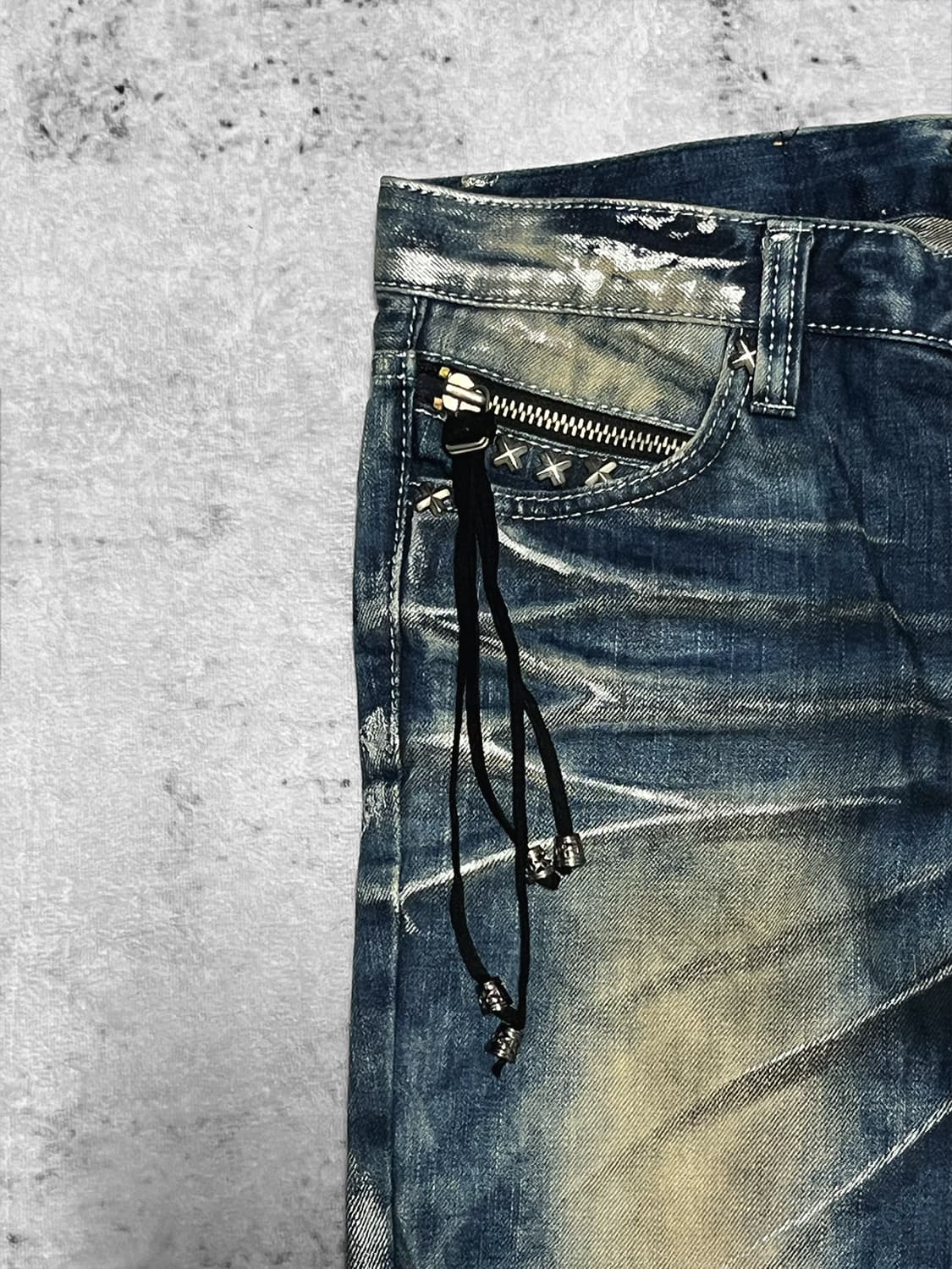 (maraxia) y2k punk detailed denim  상품이미지8