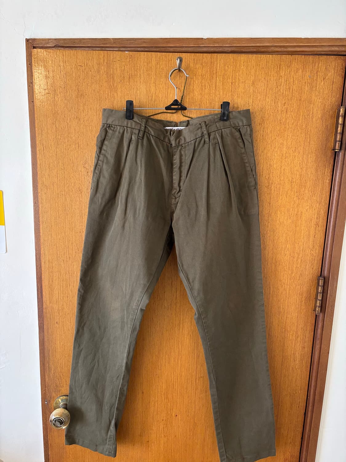 쟈딕앤볼테르 카키 코튼팬츠 상품이미지2