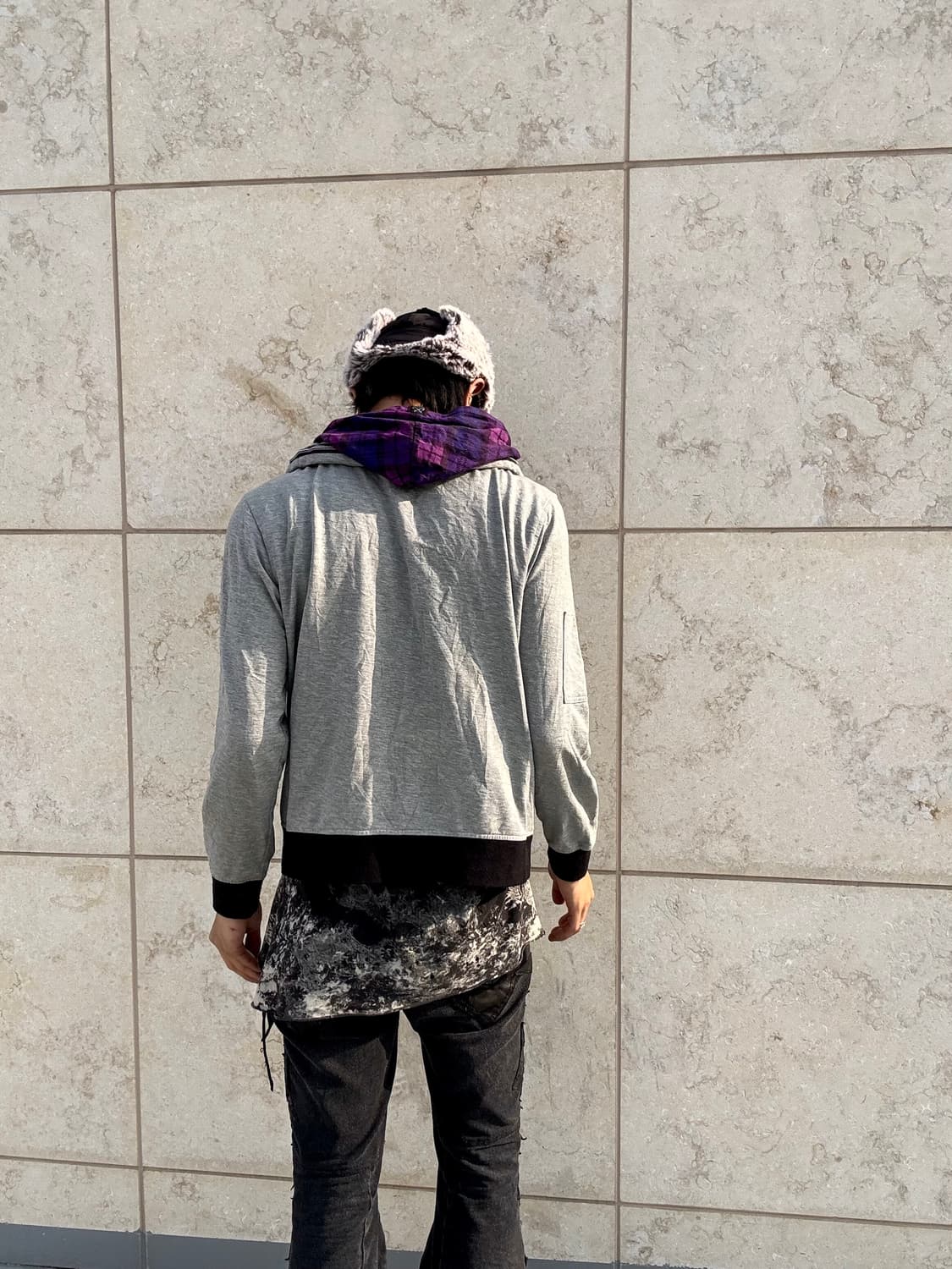“Beaumont Carr” Y2K Purple Check Layered 상품이미지9