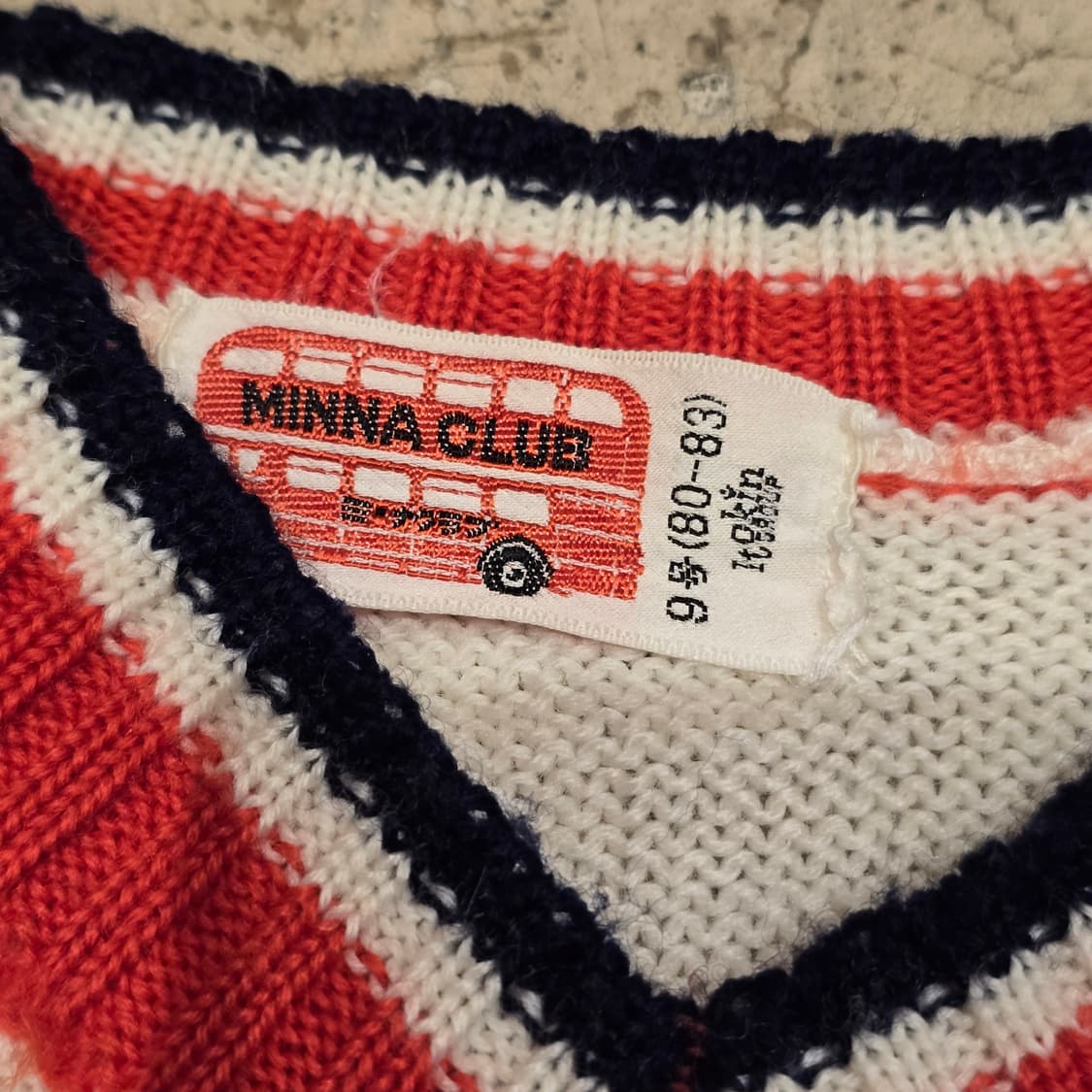 80s 빈티지 크리켓 v넥 스웨터 상품이미지4