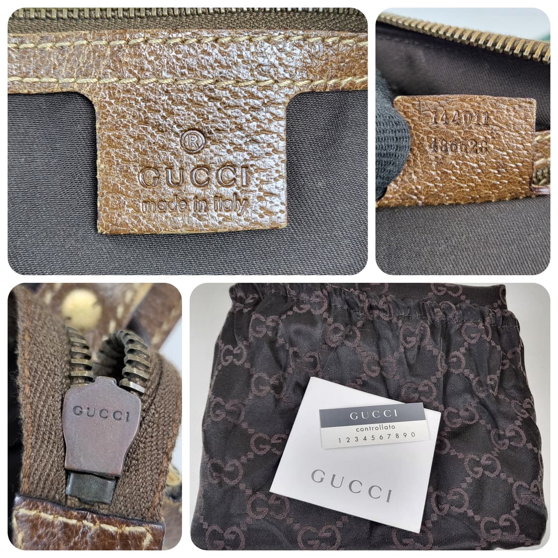 정품 구찌 144011 셰리 삼선 스터드 숄더/크로스백 상품이미지9