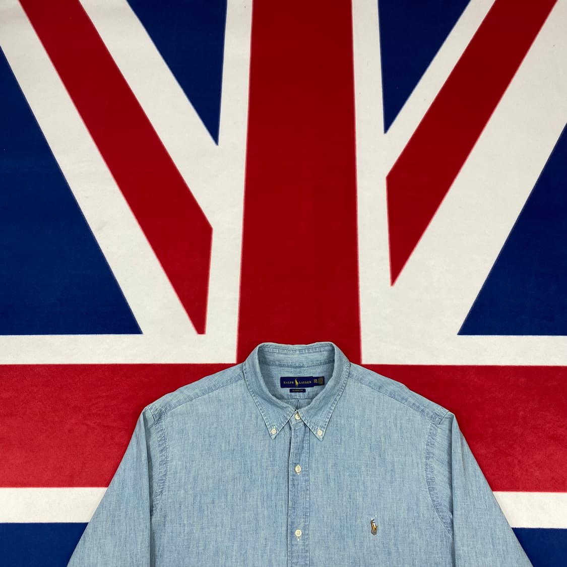 폴로 데님셔츠 XXL 상품이미지2