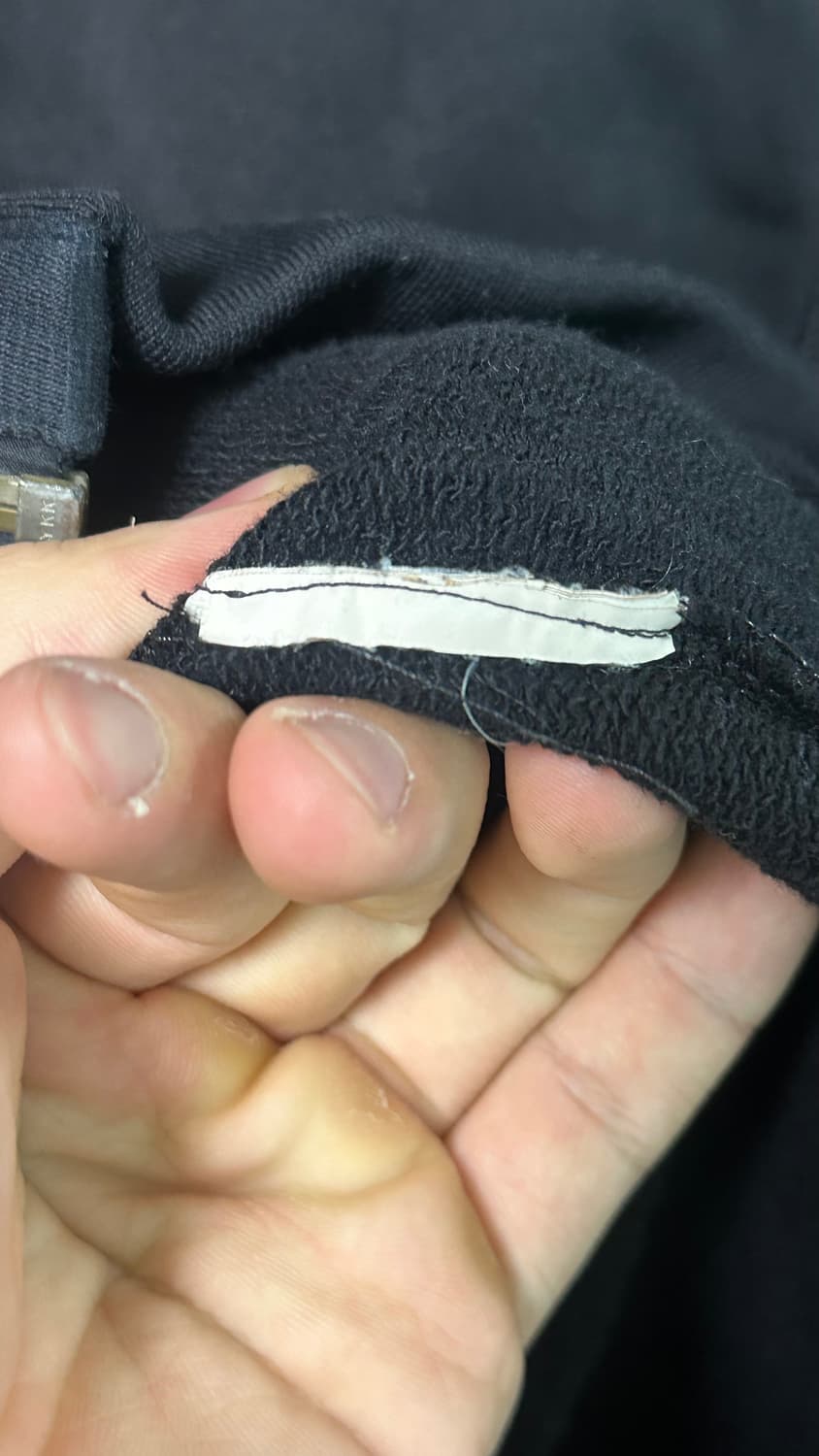 빈티지 스톤아일랜드 블랙 후드 집업 약 100 L 상품이미지5