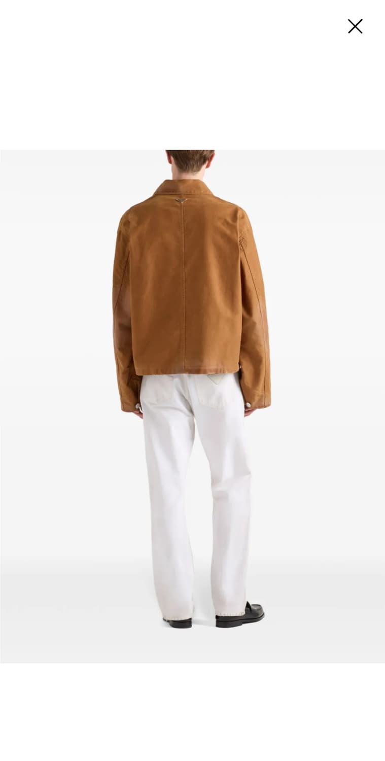 프라다 브라운 스웨이드 자켓 상품이미지4