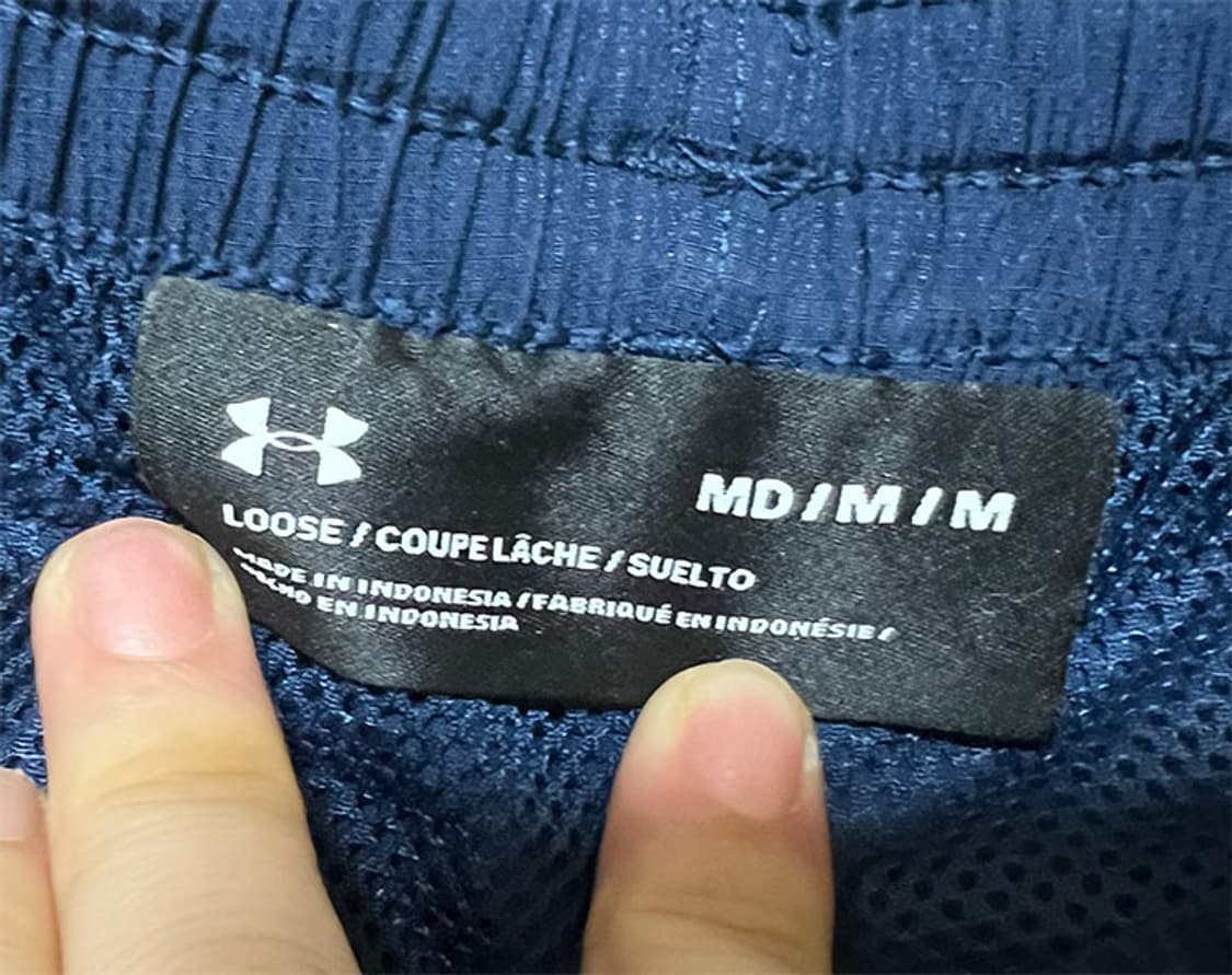 언더아머 남자 우븐 트랙팬츠 춘추 스키니핏 네이비 M 30  상품이미지4