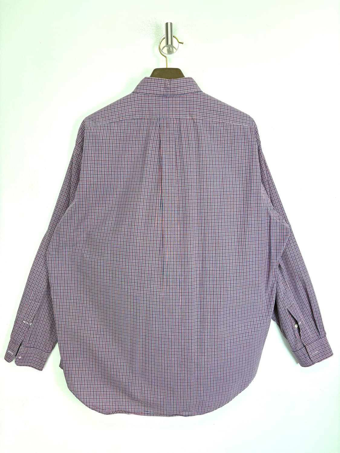  [3XL]POLO 퍼플 잔체크 긴팔 셔츠 상품이미지8