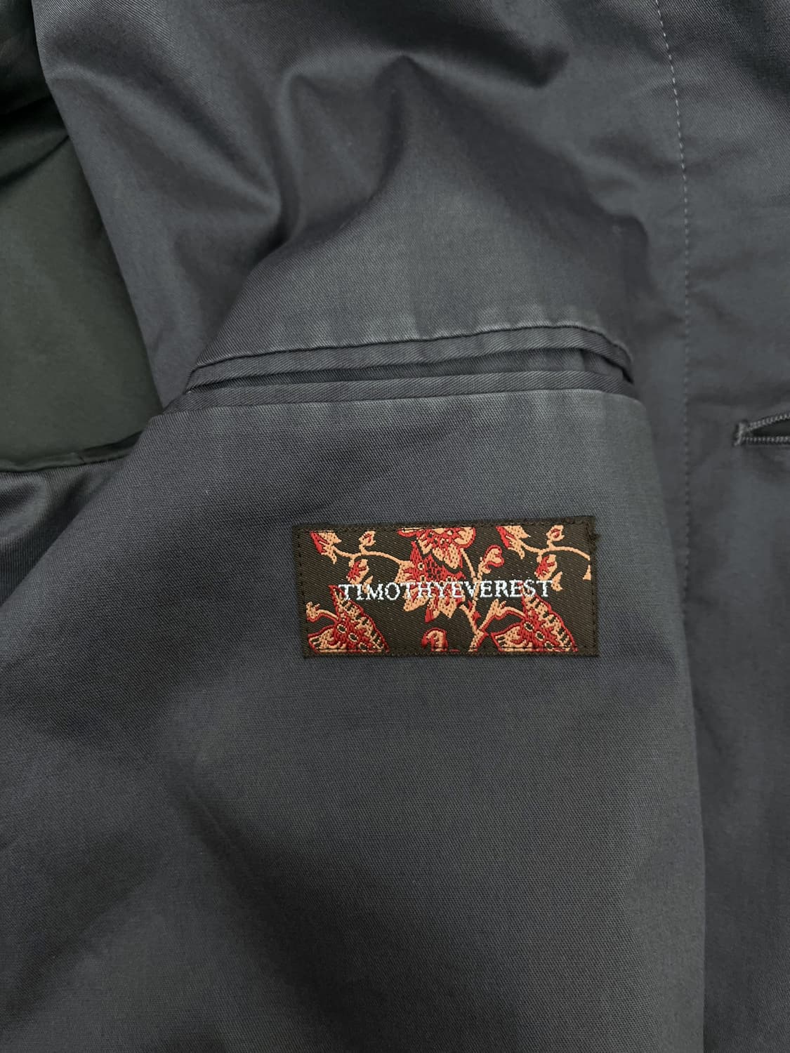 TIMOTHYEVEREST (Made in japan) 챠콜 맥코트  상품이미지4