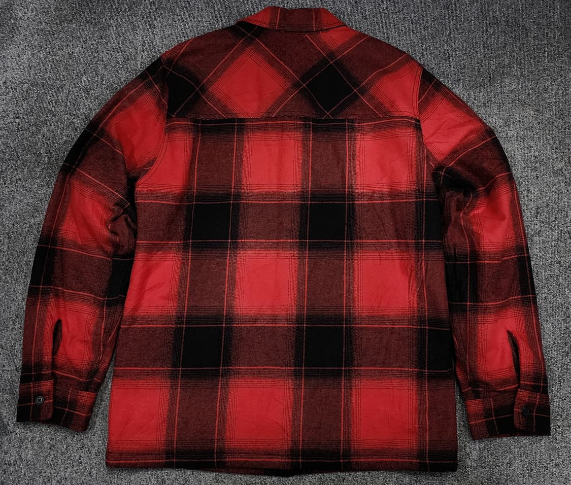 GAP 갭 누빔 플란넬 체크 셔츠 자켓  M 상품이미지2